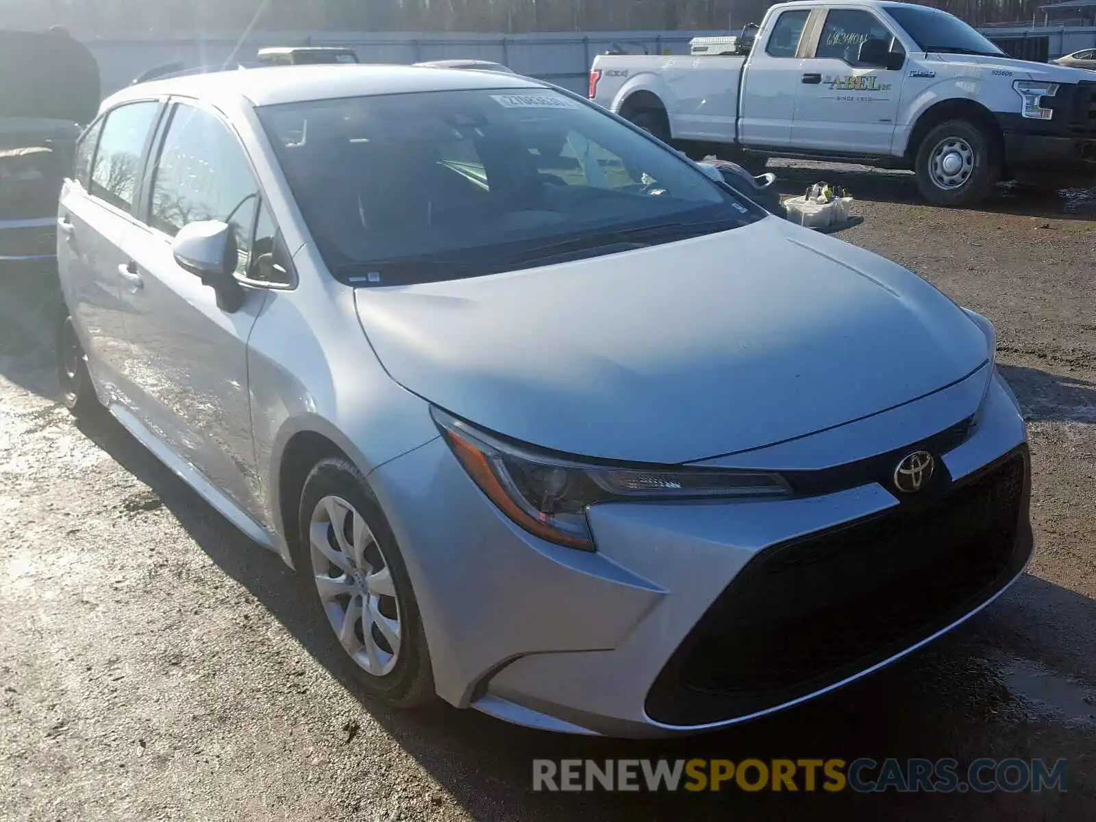 1 Photograph of a damaged car JTDEPRAE0LJ023681 TOYOTA COROLLA 2020