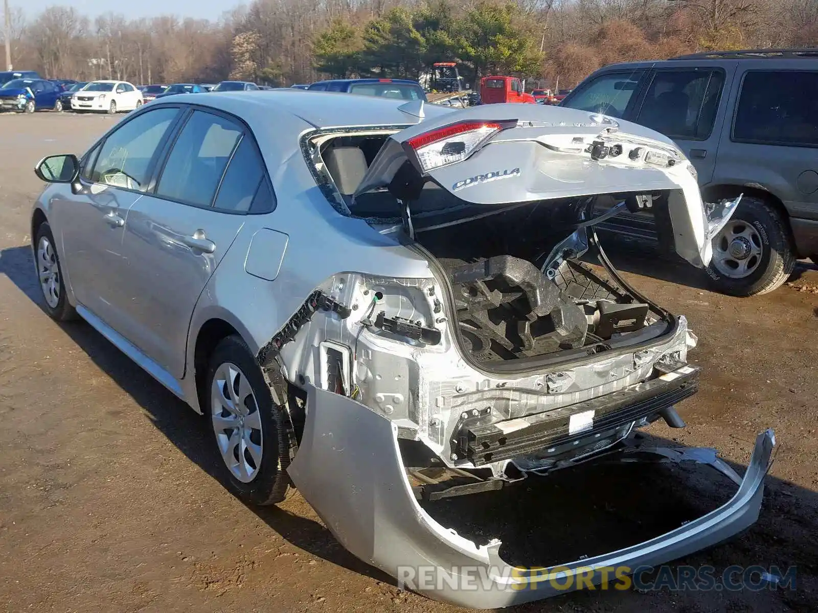 3 Photograph of a damaged car JTDEPRAE0LJ023681 TOYOTA COROLLA 2020