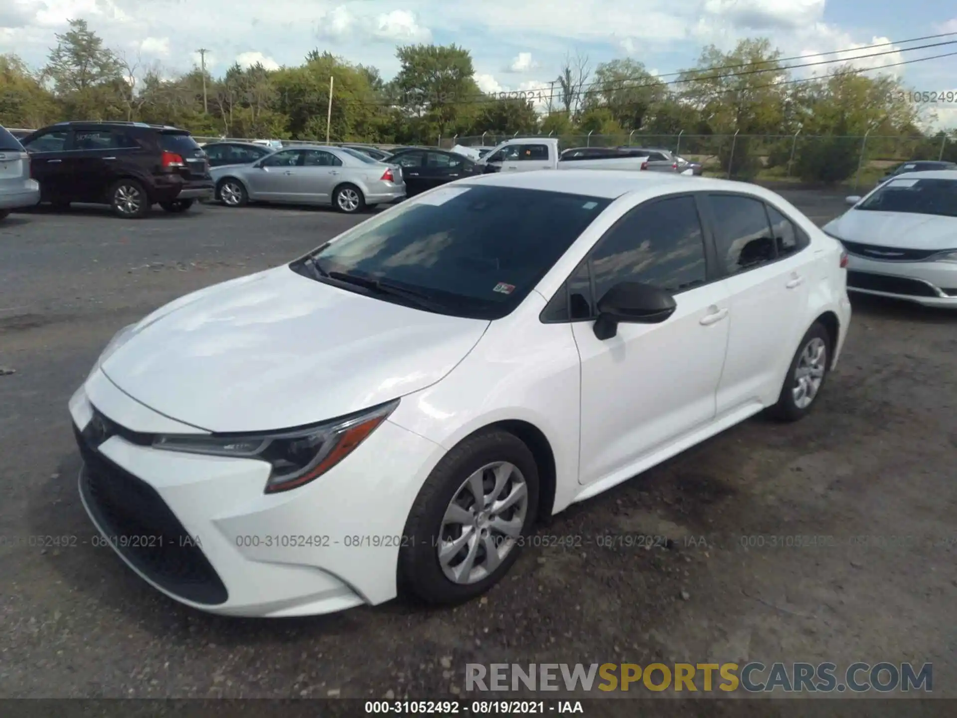 2 Photograph of a damaged car JTDEPRAE0LJ023812 TOYOTA COROLLA 2020