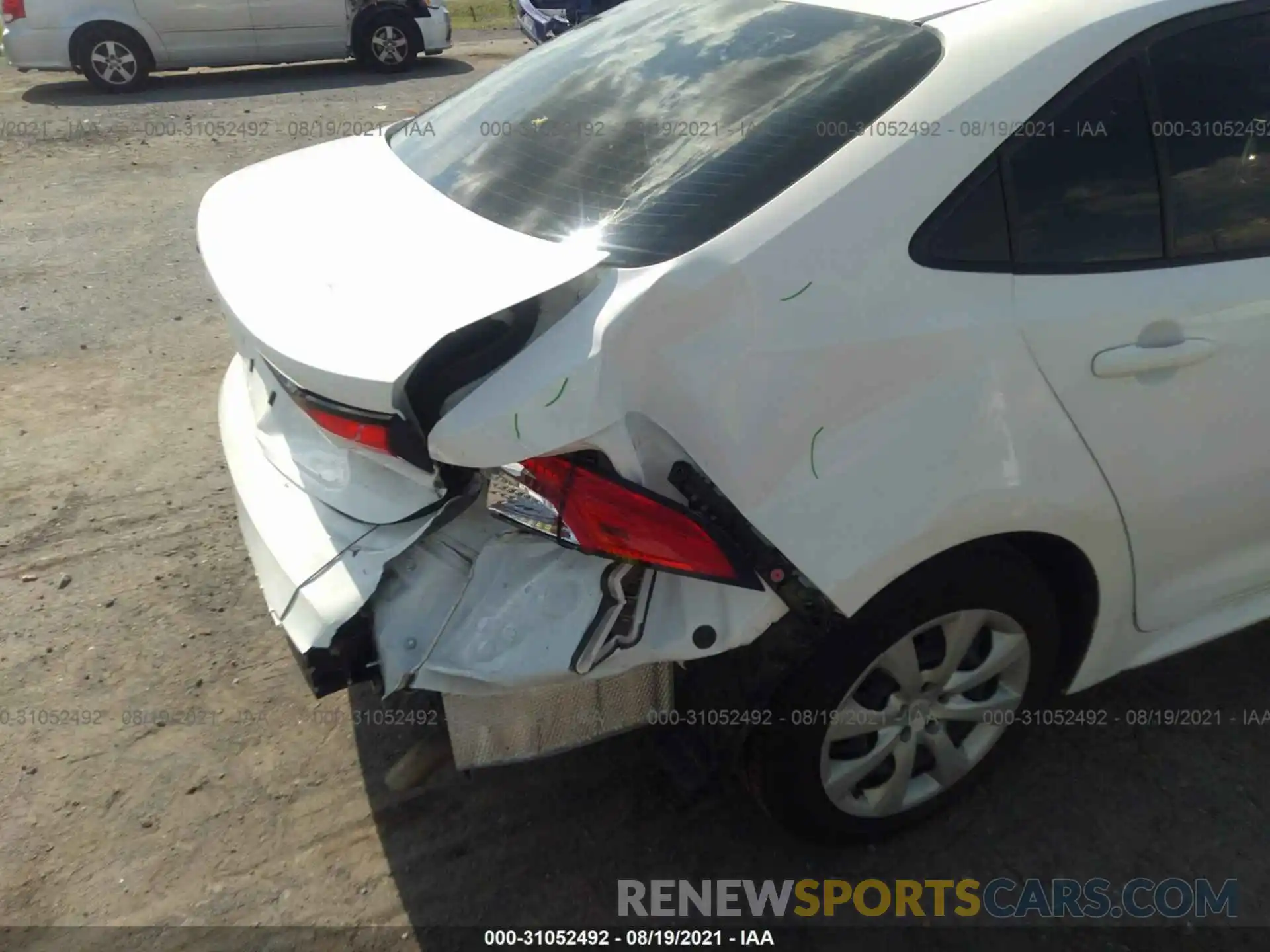 6 Photograph of a damaged car JTDEPRAE0LJ023812 TOYOTA COROLLA 2020