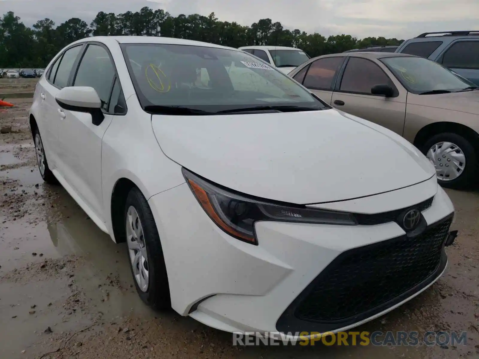 1 Photograph of a damaged car JTDEPRAE0LJ023874 TOYOTA COROLLA 2020