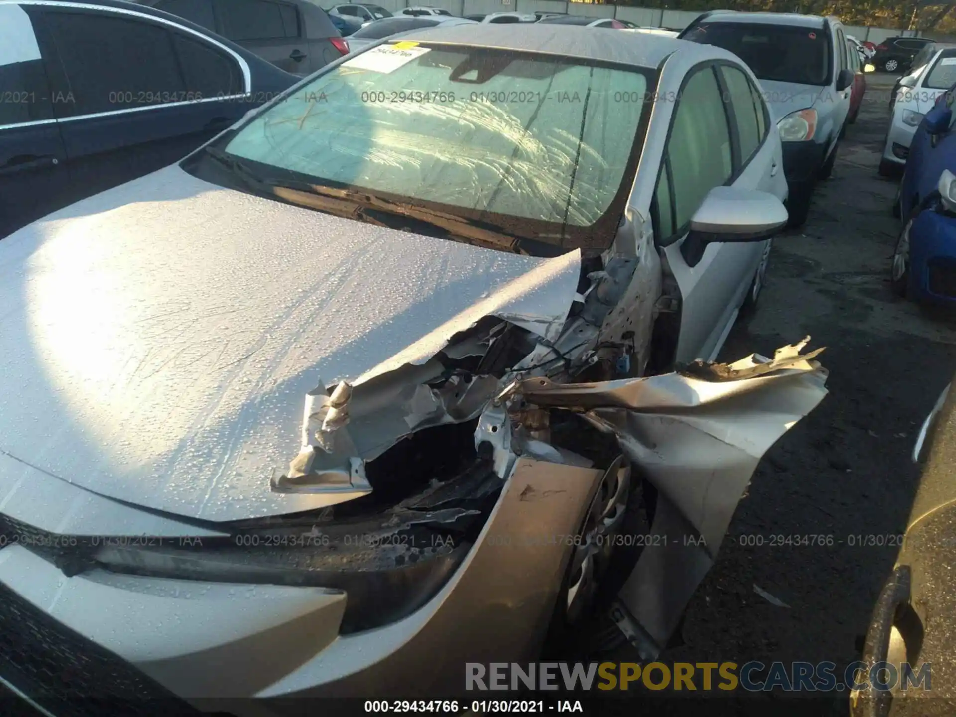 6 Photograph of a damaged car JTDEPRAE0LJ024166 TOYOTA COROLLA 2020