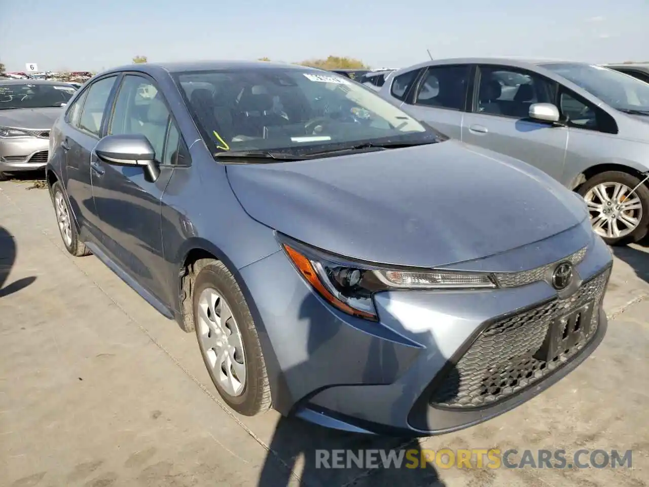 1 Photograph of a damaged car JTDEPRAE0LJ024247 TOYOTA COROLLA 2020