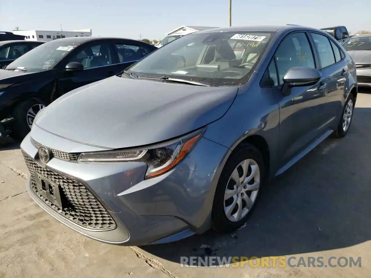 2 Photograph of a damaged car JTDEPRAE0LJ024247 TOYOTA COROLLA 2020