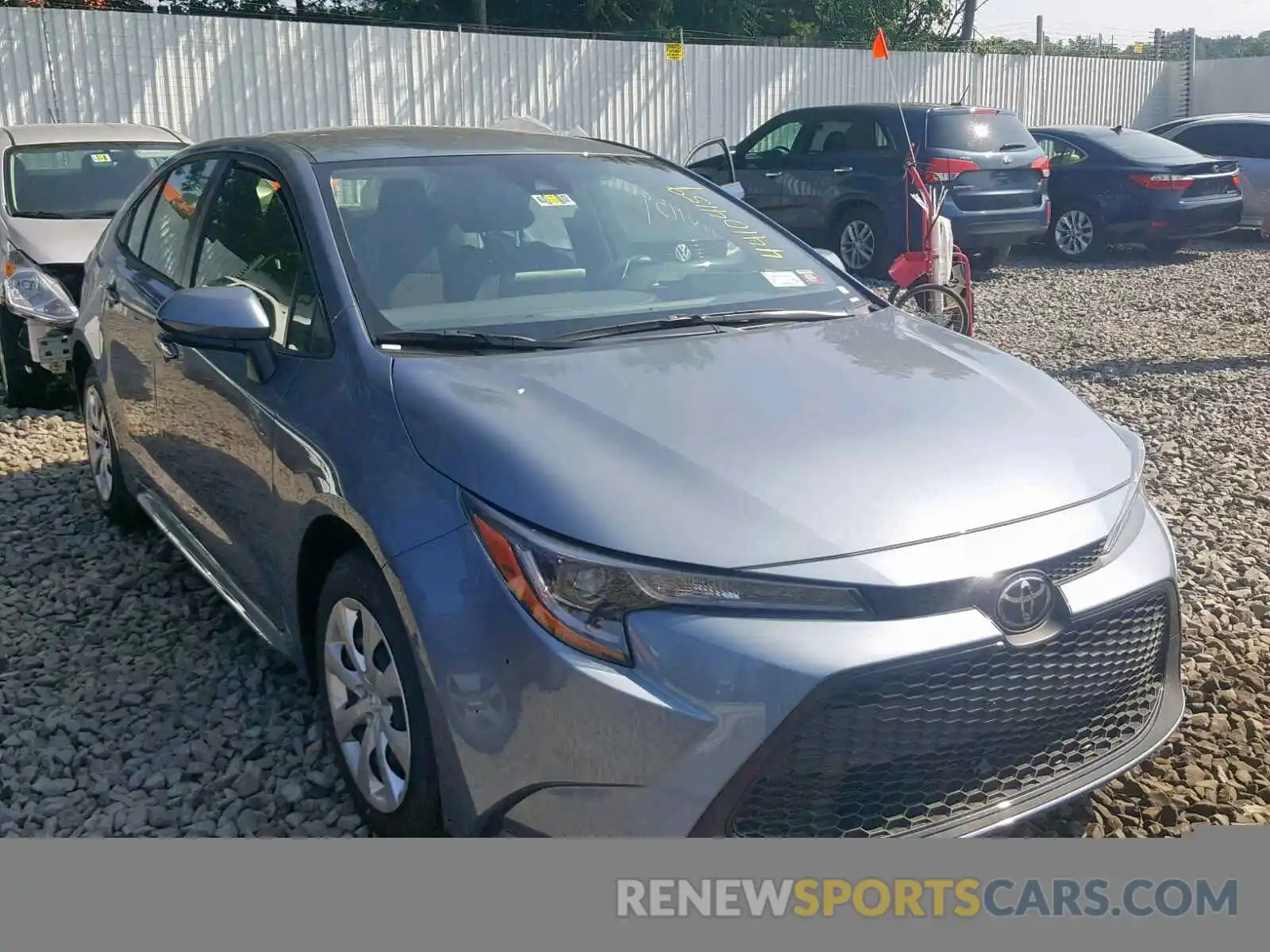 1 Photograph of a damaged car JTDEPRAE0LJ024359 TOYOTA COROLLA 2020