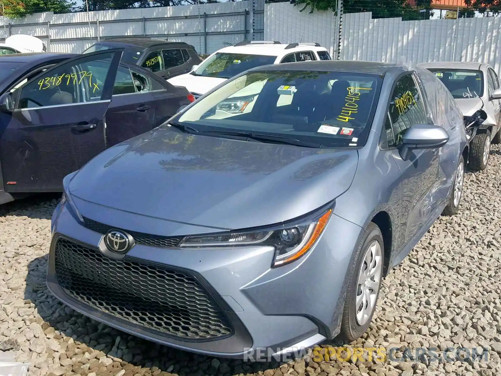 2 Photograph of a damaged car JTDEPRAE0LJ024359 TOYOTA COROLLA 2020