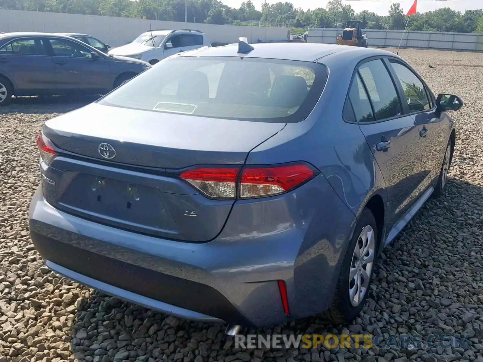 4 Photograph of a damaged car JTDEPRAE0LJ024359 TOYOTA COROLLA 2020