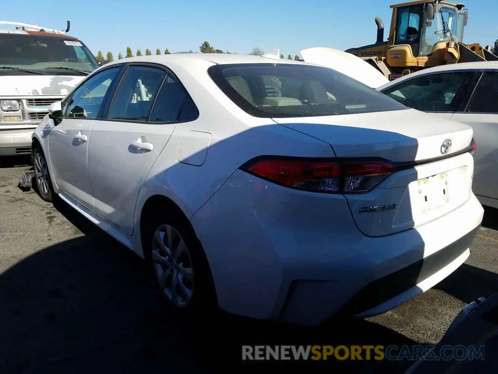 3 Photograph of a damaged car JTDEPRAE0LJ025091 TOYOTA COROLLA 2020