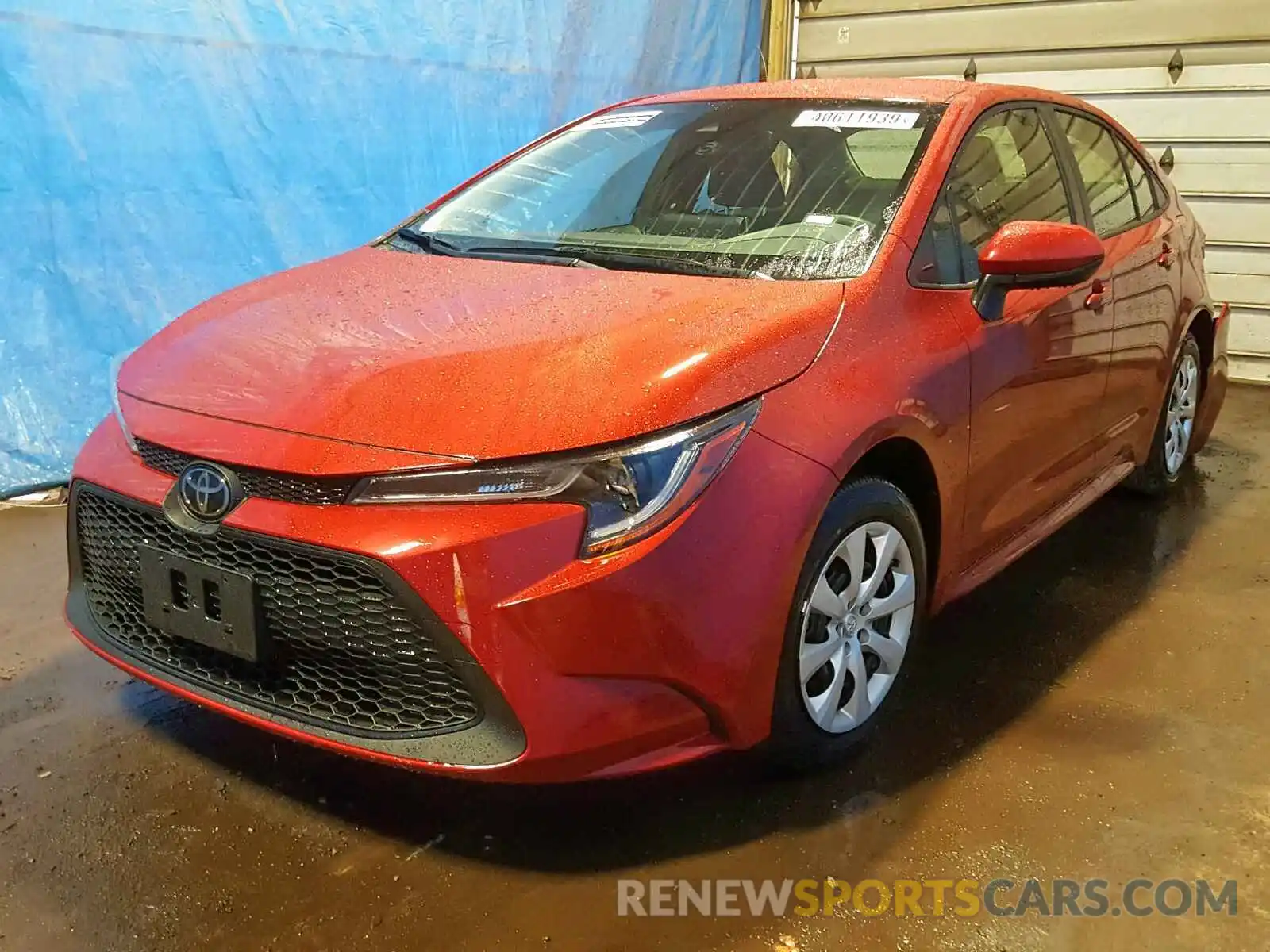 2 Photograph of a damaged car JTDEPRAE0LJ025172 TOYOTA COROLLA 2020