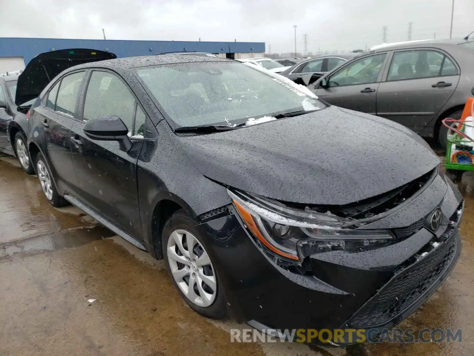 1 Photograph of a damaged car JTDEPRAE0LJ025284 TOYOTA COROLLA 2020