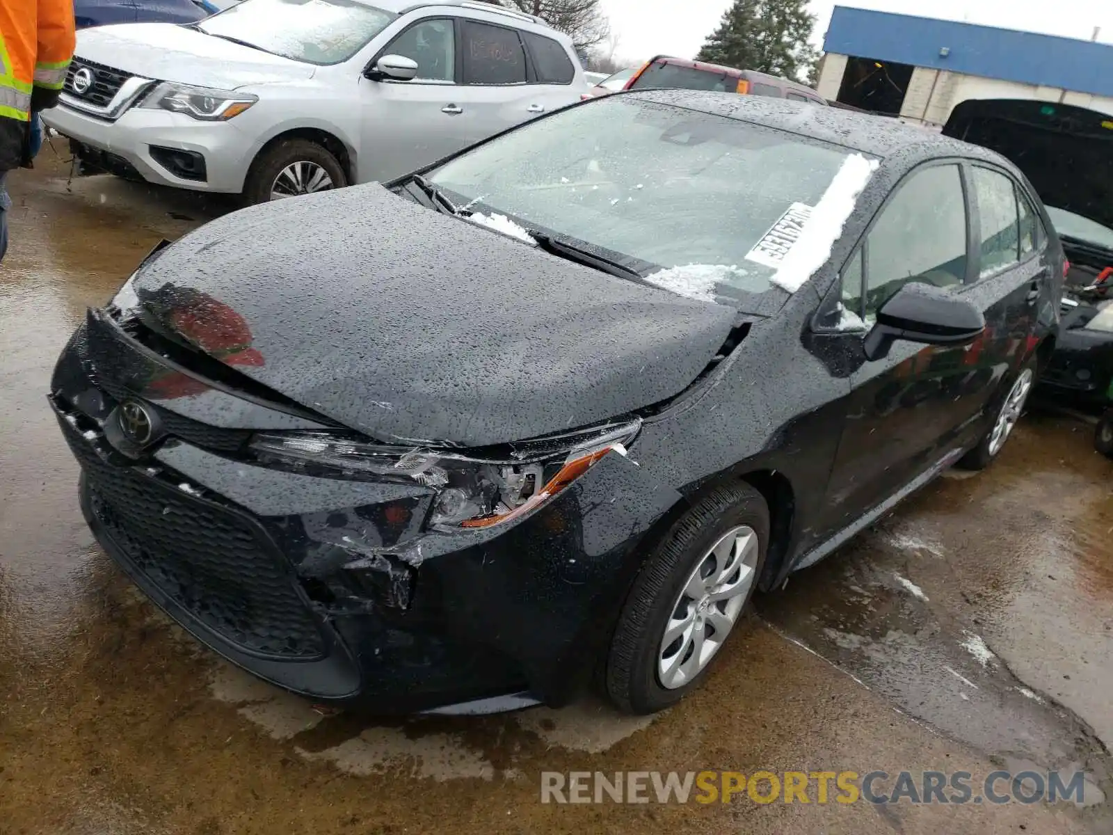 2 Photograph of a damaged car JTDEPRAE0LJ025284 TOYOTA COROLLA 2020