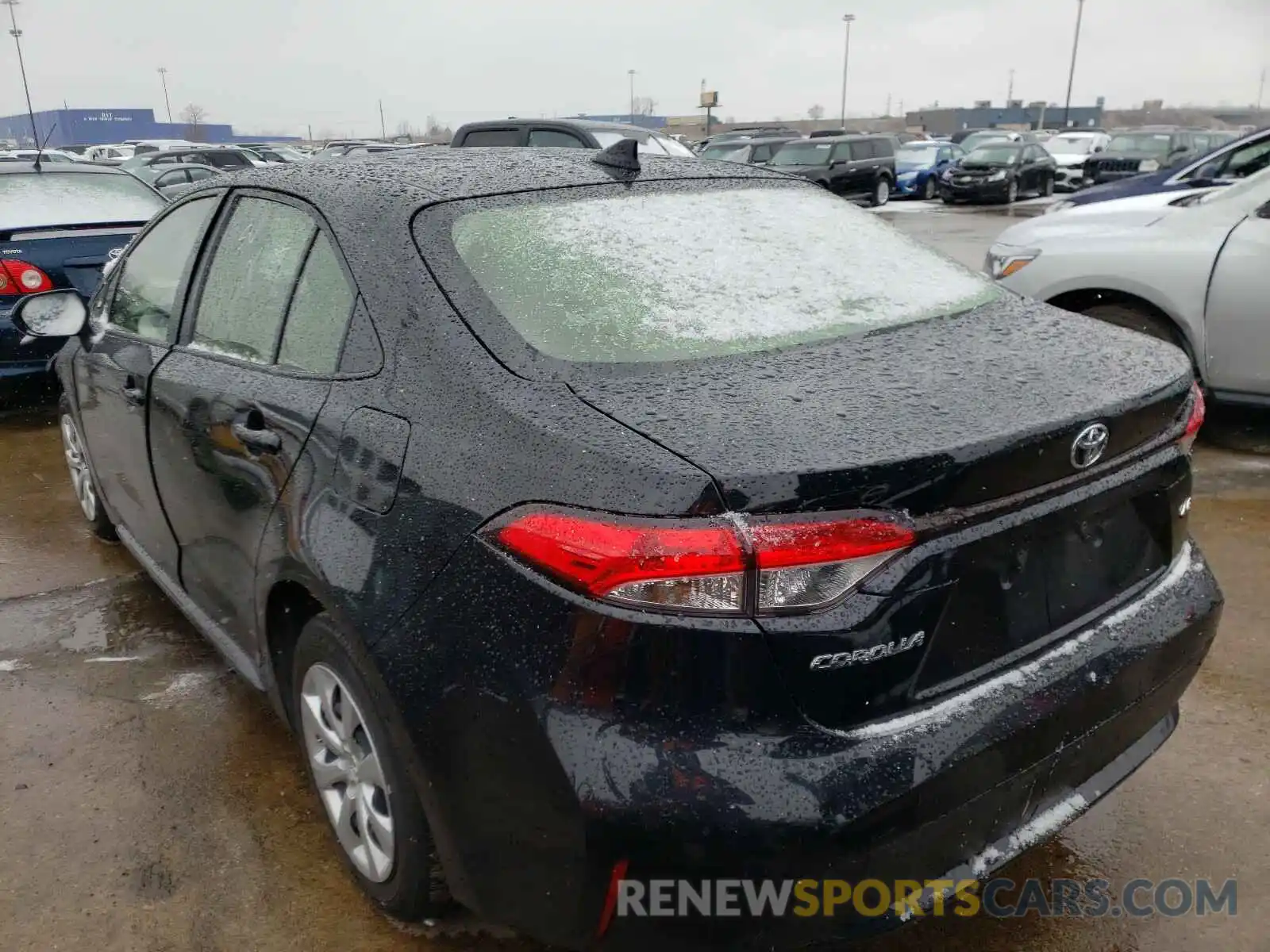 3 Photograph of a damaged car JTDEPRAE0LJ025284 TOYOTA COROLLA 2020