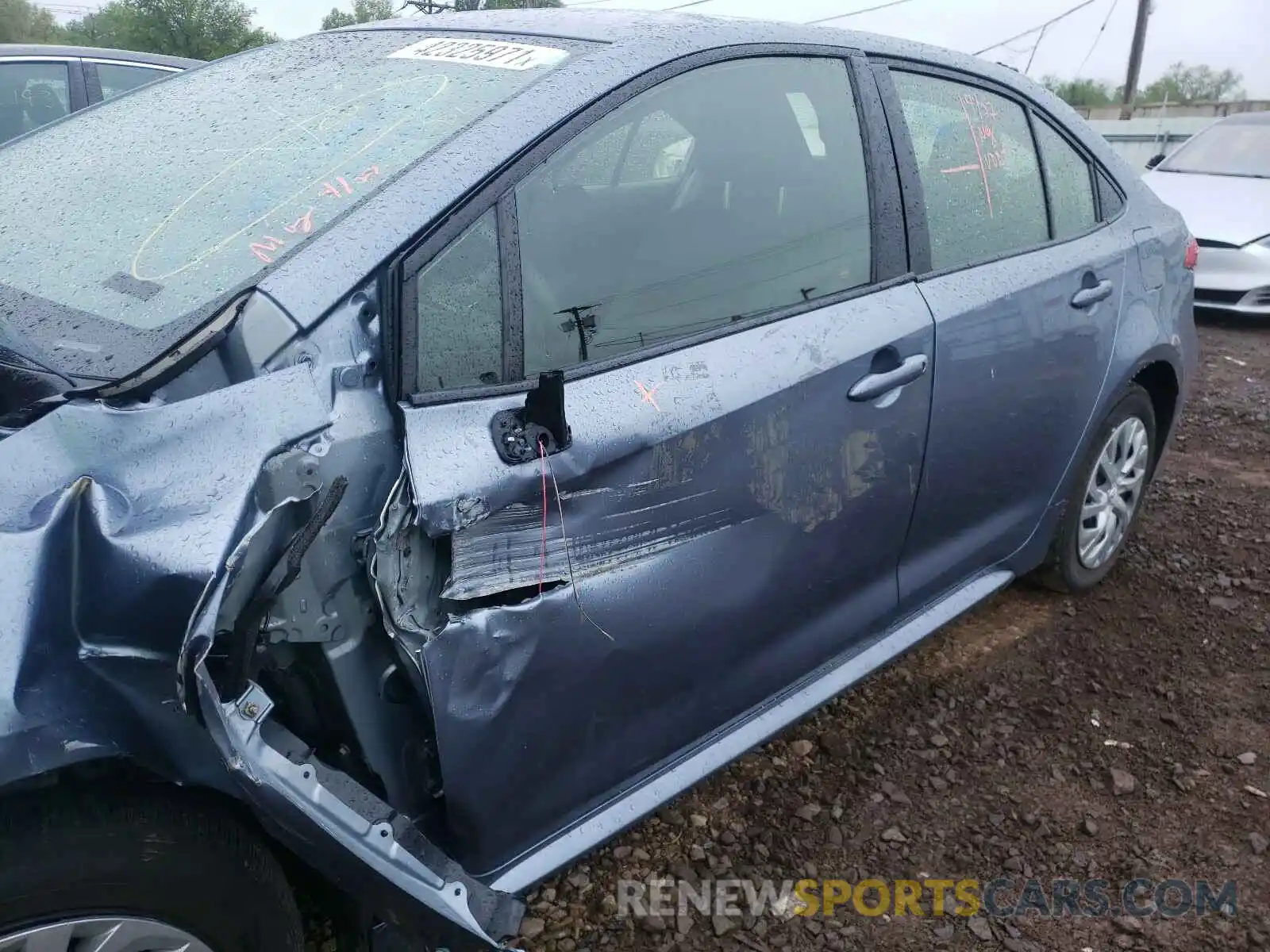 9 Фотография поврежденного автомобиля JTDEPRAE0LJ025849 TOYOTA COROLLA 2020