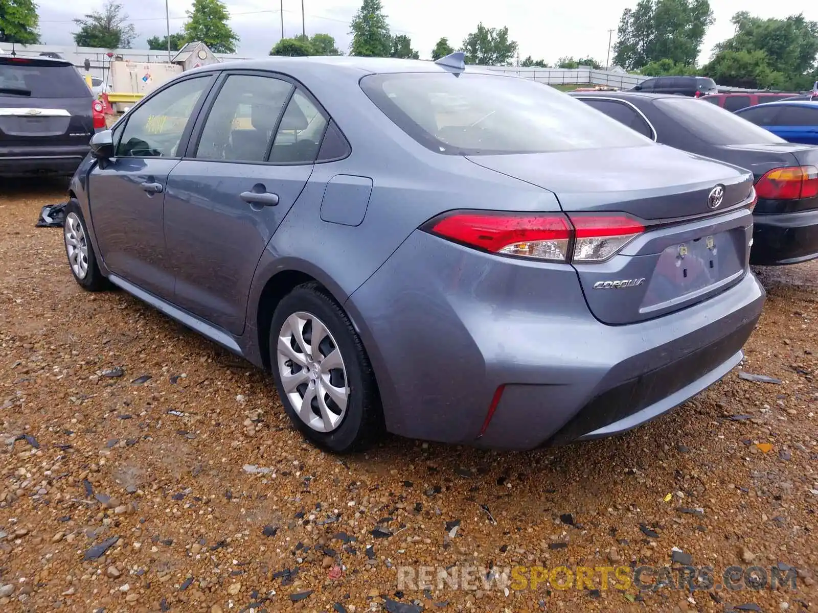 3 Photograph of a damaged car JTDEPRAE0LJ025933 TOYOTA COROLLA 2020