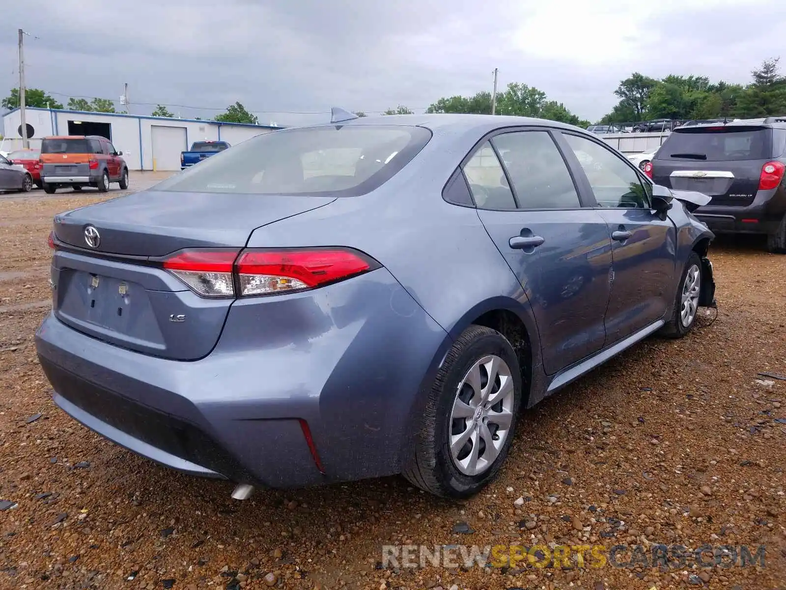 4 Photograph of a damaged car JTDEPRAE0LJ025933 TOYOTA COROLLA 2020