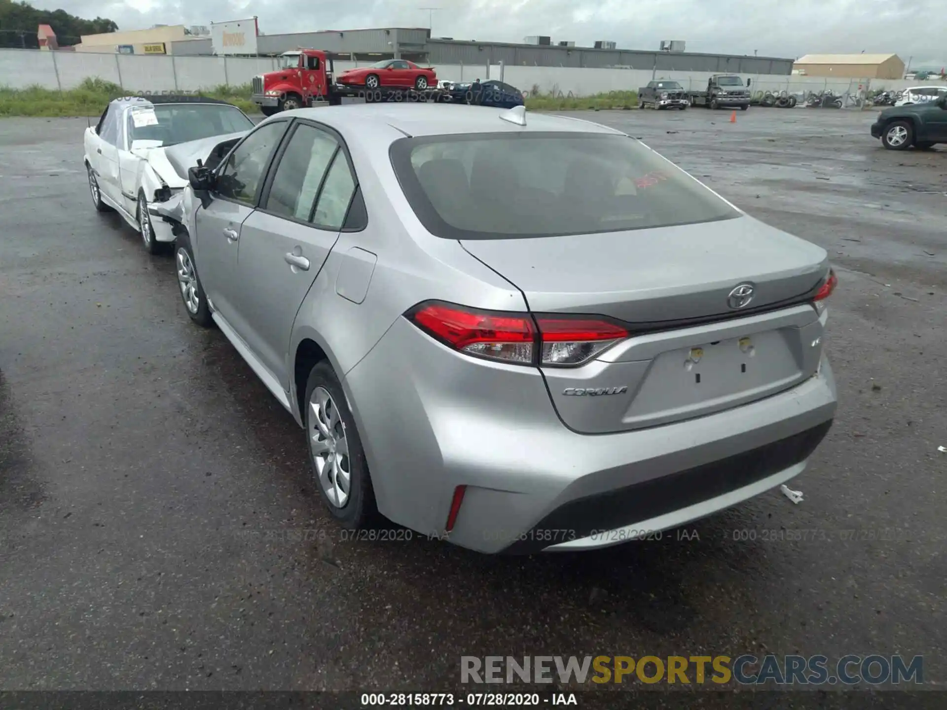 3 Photograph of a damaged car JTDEPRAE0LJ025950 TOYOTA COROLLA 2020