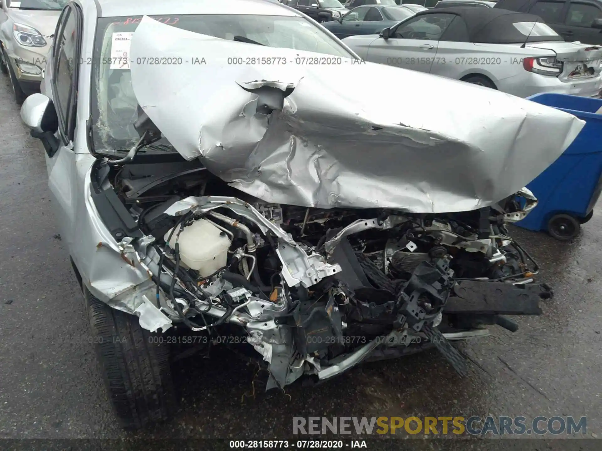 6 Photograph of a damaged car JTDEPRAE0LJ025950 TOYOTA COROLLA 2020