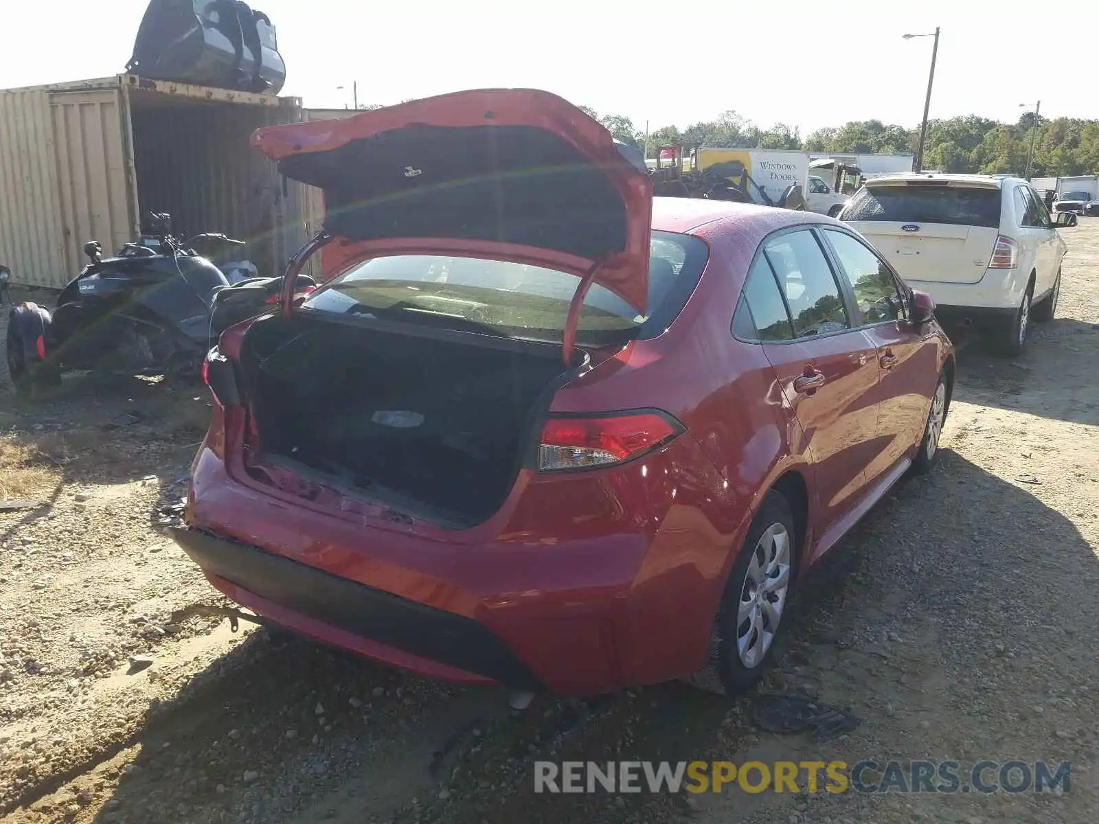 4 Photograph of a damaged car JTDEPRAE0LJ026046 TOYOTA COROLLA 2020