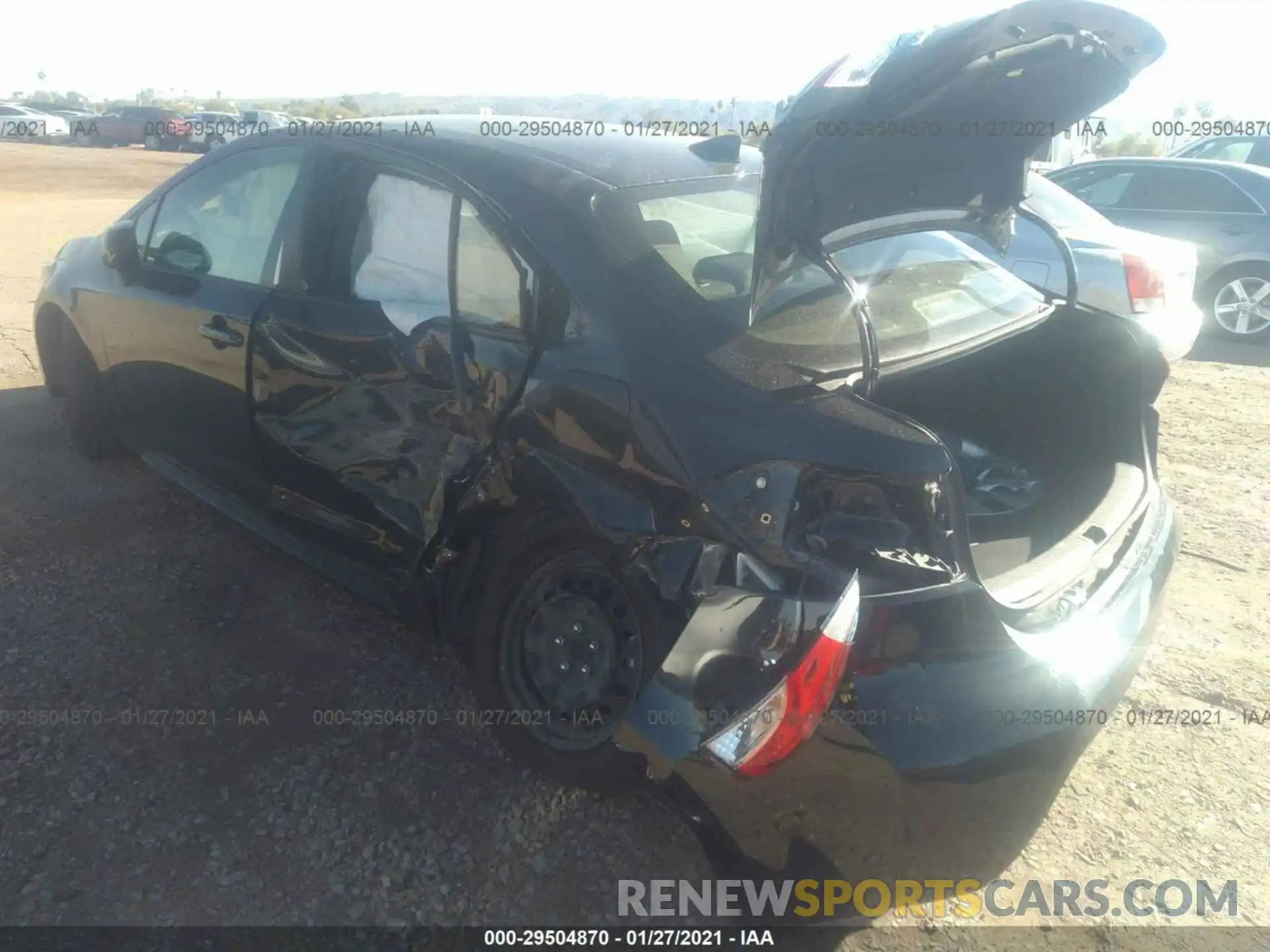 6 Photograph of a damaged car JTDEPRAE0LJ026130 TOYOTA COROLLA 2020