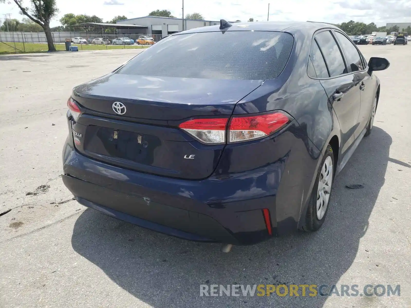 4 Photograph of a damaged car JTDEPRAE0LJ026550 TOYOTA COROLLA 2020