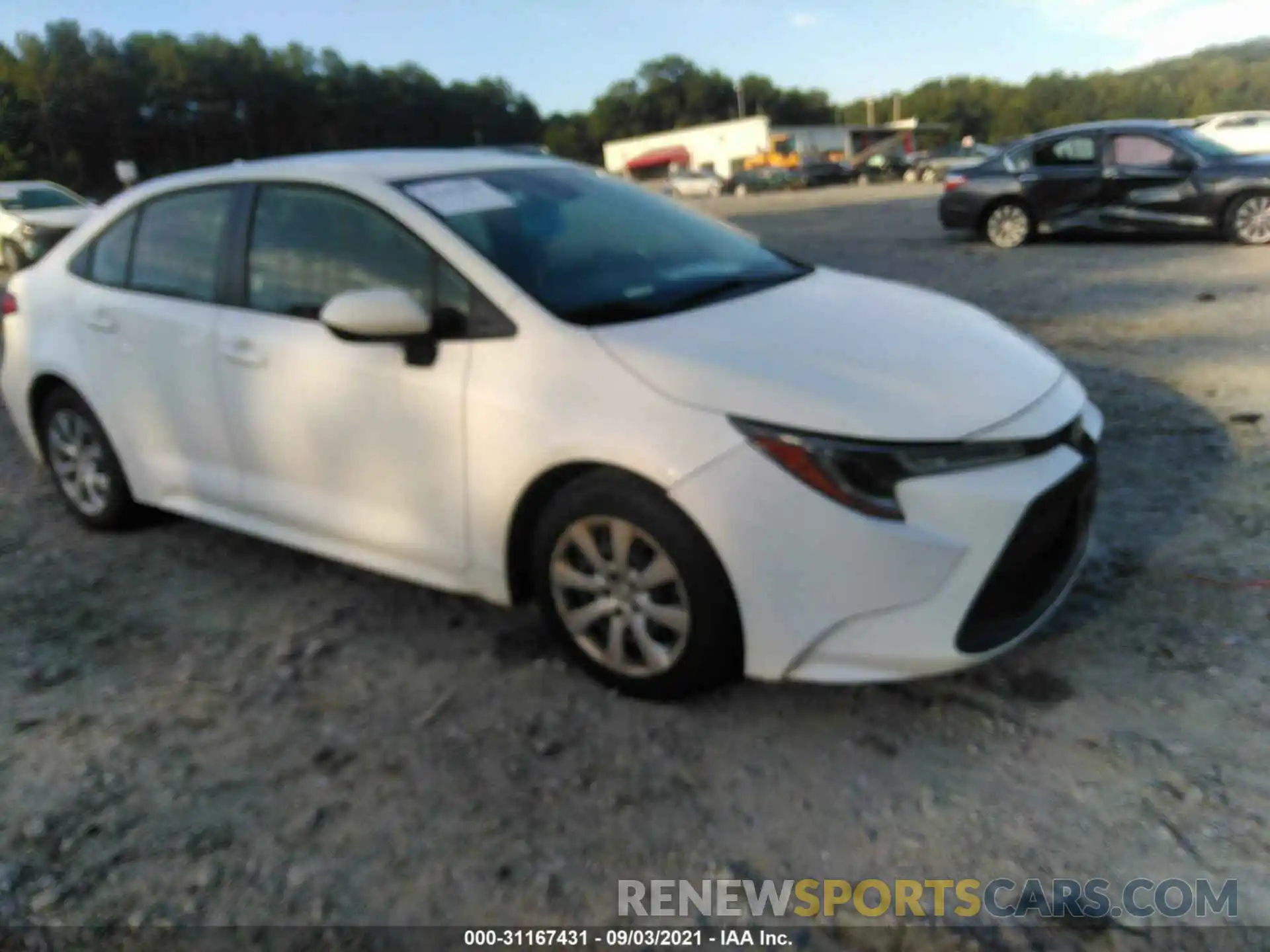 1 Photograph of a damaged car JTDEPRAE0LJ026788 TOYOTA COROLLA 2020