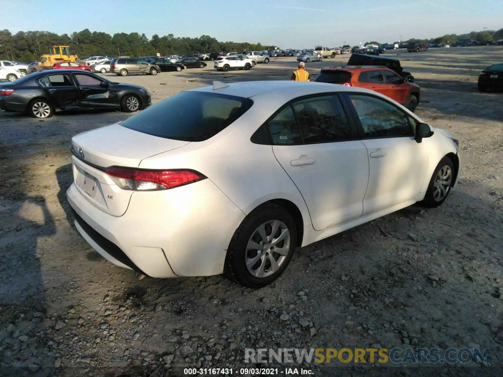 4 Photograph of a damaged car JTDEPRAE0LJ026788 TOYOTA COROLLA 2020