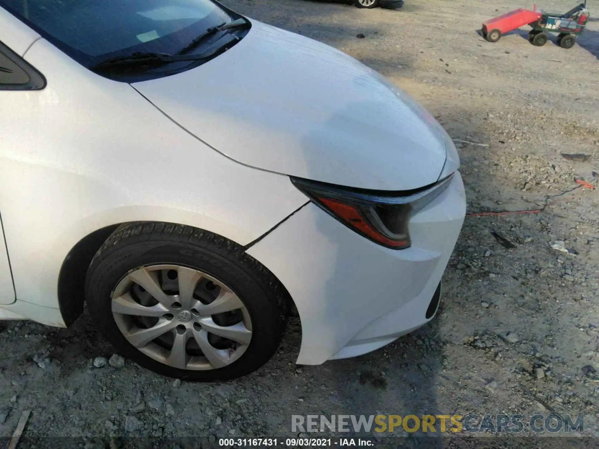 6 Photograph of a damaged car JTDEPRAE0LJ026788 TOYOTA COROLLA 2020