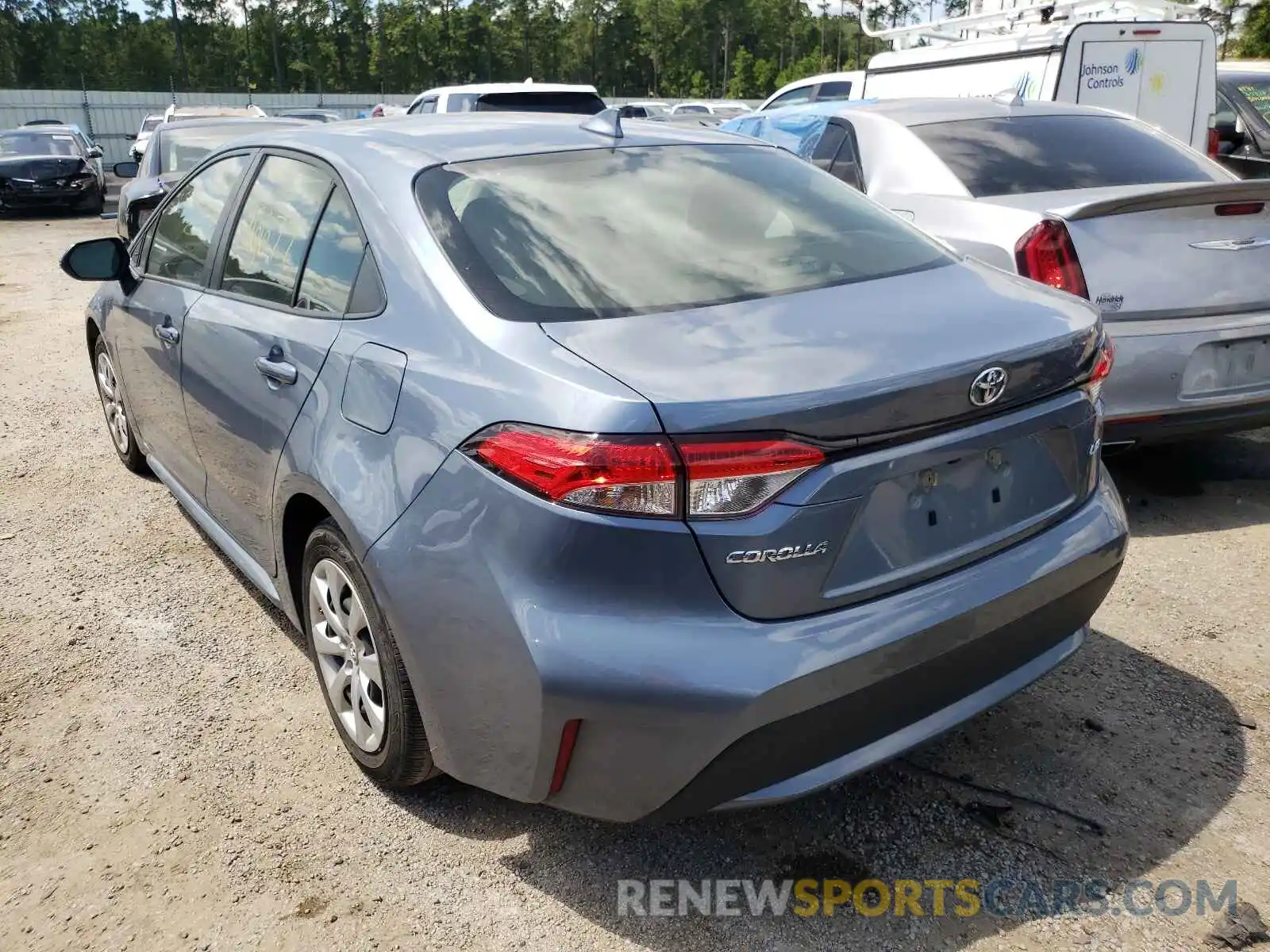 3 Photograph of a damaged car JTDEPRAE0LJ026791 TOYOTA COROLLA 2020