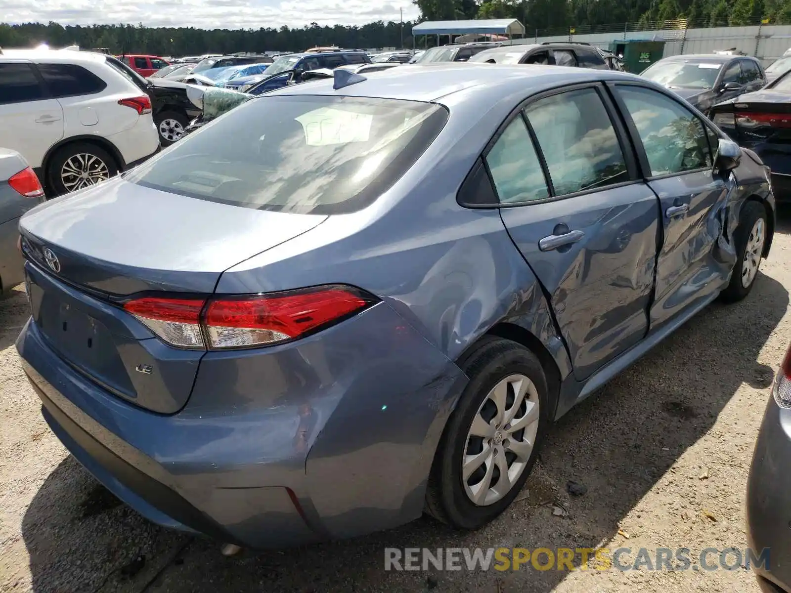 9 Photograph of a damaged car JTDEPRAE0LJ026791 TOYOTA COROLLA 2020