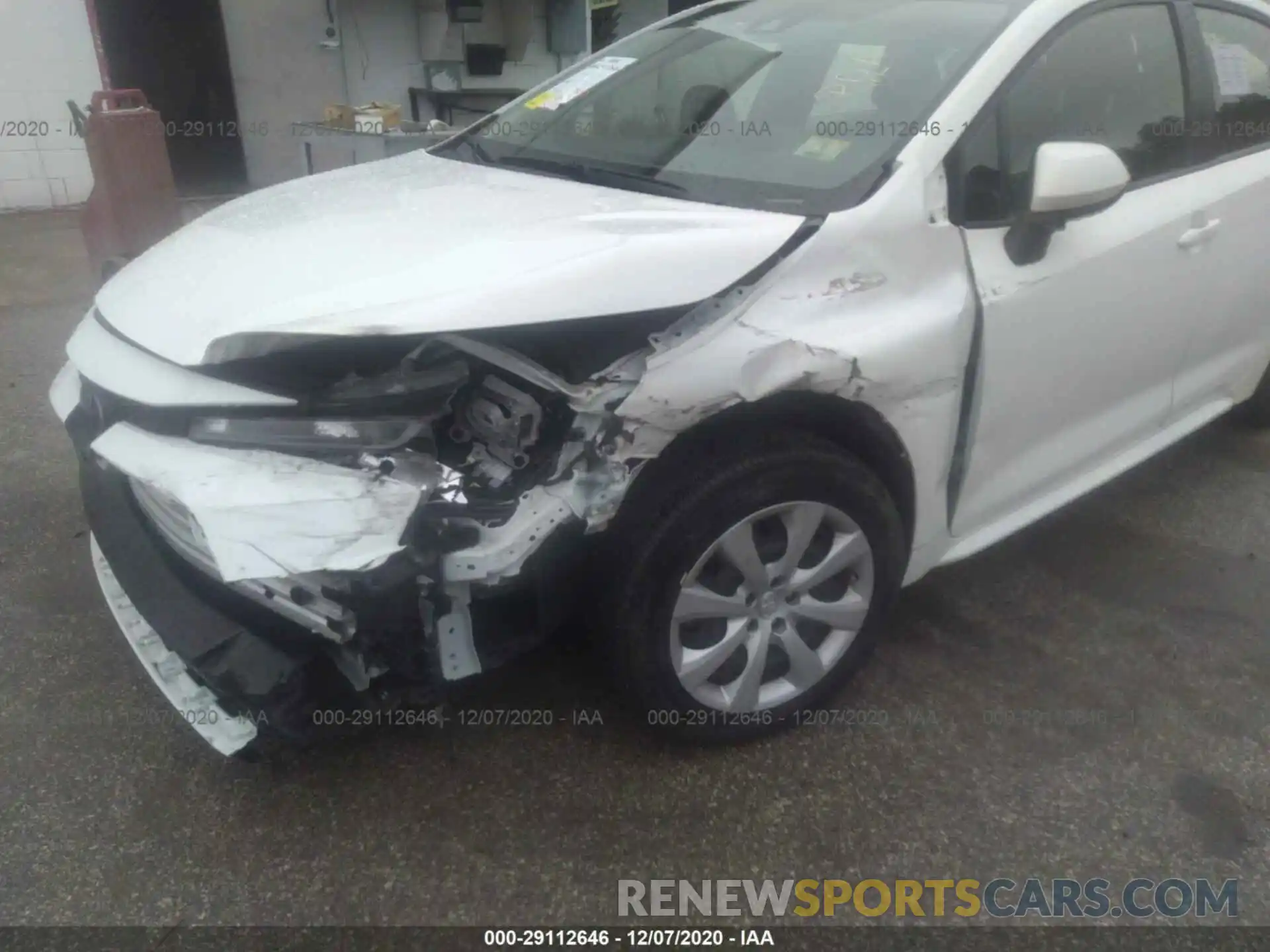 6 Photograph of a damaged car JTDEPRAE0LJ026838 TOYOTA COROLLA 2020