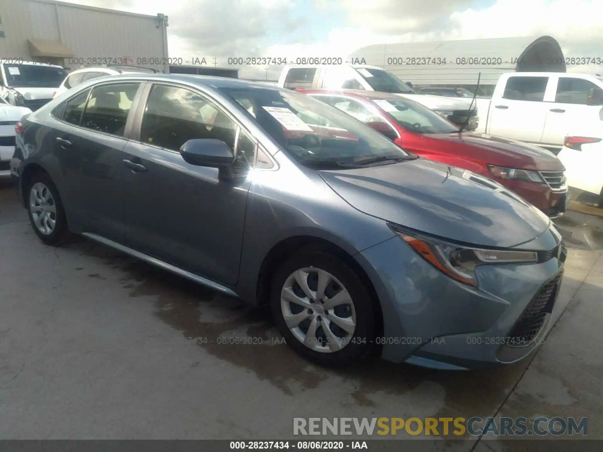 1 Photograph of a damaged car JTDEPRAE0LJ027410 TOYOTA COROLLA 2020