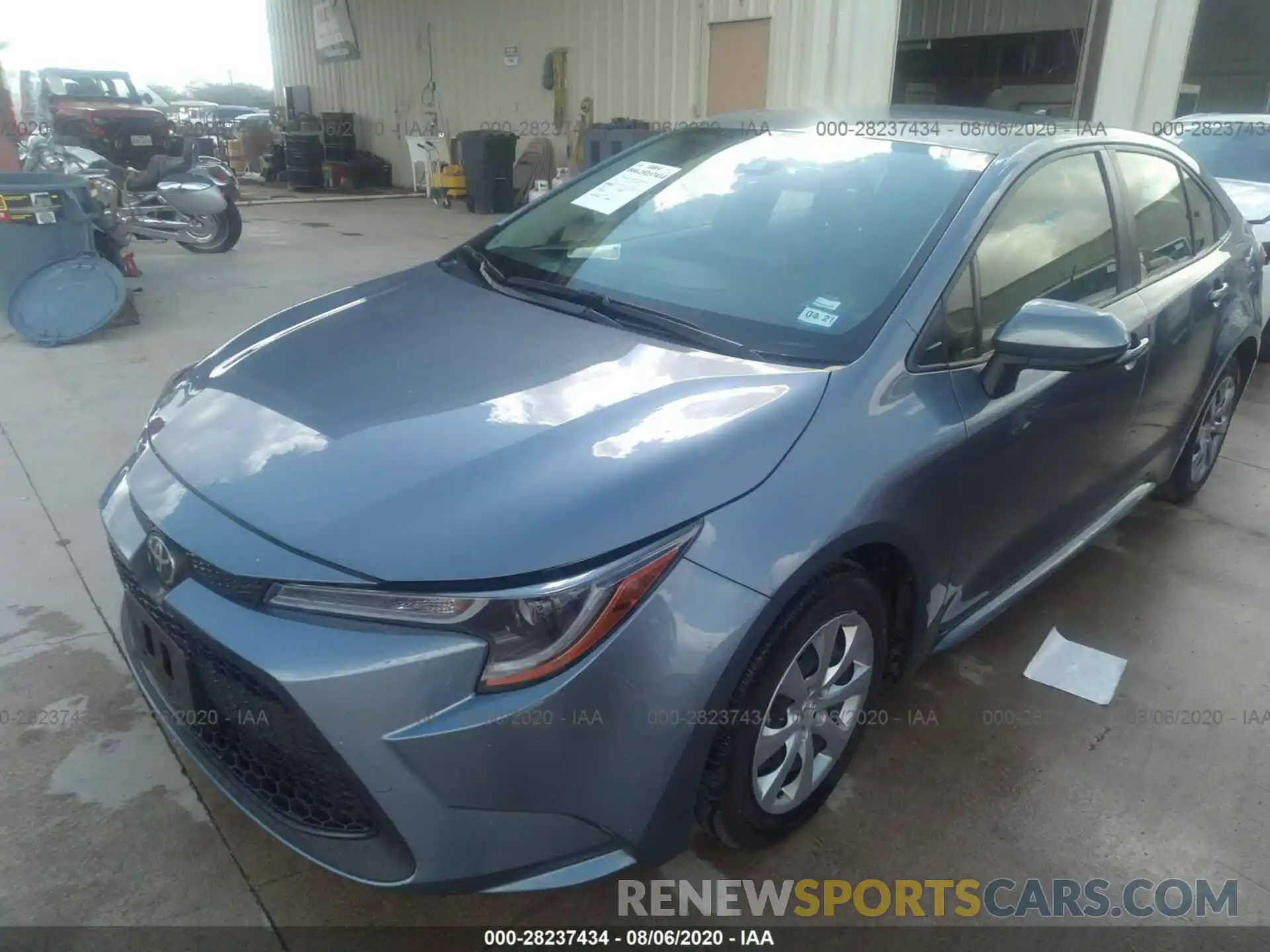 2 Photograph of a damaged car JTDEPRAE0LJ027410 TOYOTA COROLLA 2020