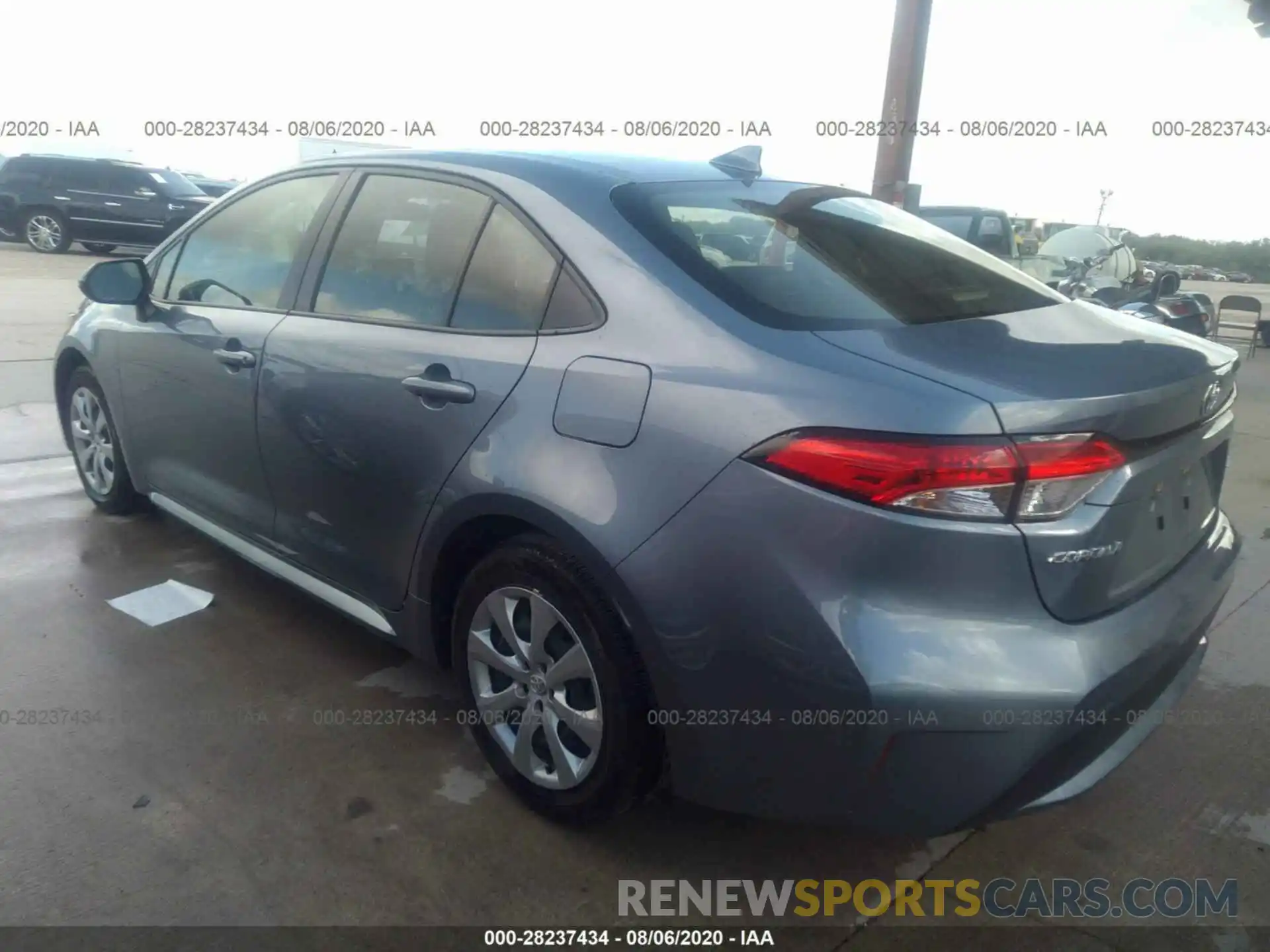 3 Photograph of a damaged car JTDEPRAE0LJ027410 TOYOTA COROLLA 2020