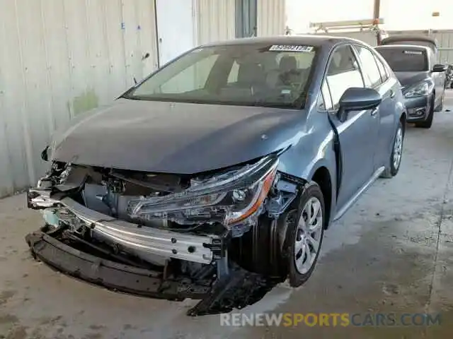 2 Photograph of a damaged car JTDEPRAE0LJ027732 TOYOTA COROLLA 2020