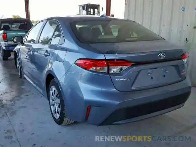 3 Photograph of a damaged car JTDEPRAE0LJ027732 TOYOTA COROLLA 2020