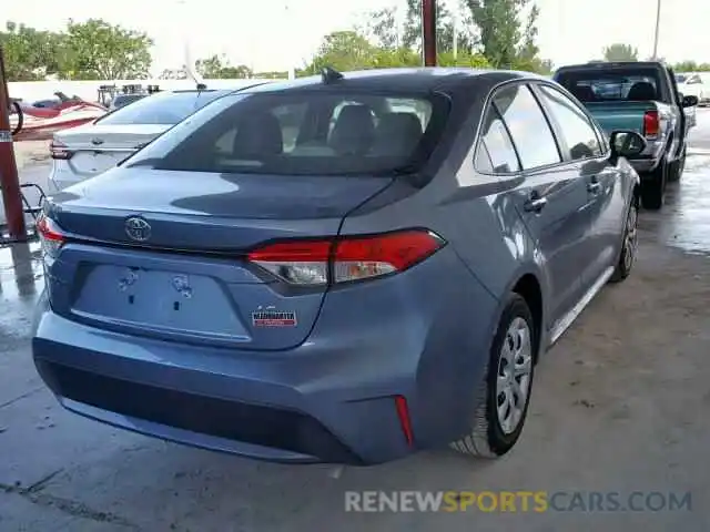 4 Photograph of a damaged car JTDEPRAE0LJ027732 TOYOTA COROLLA 2020