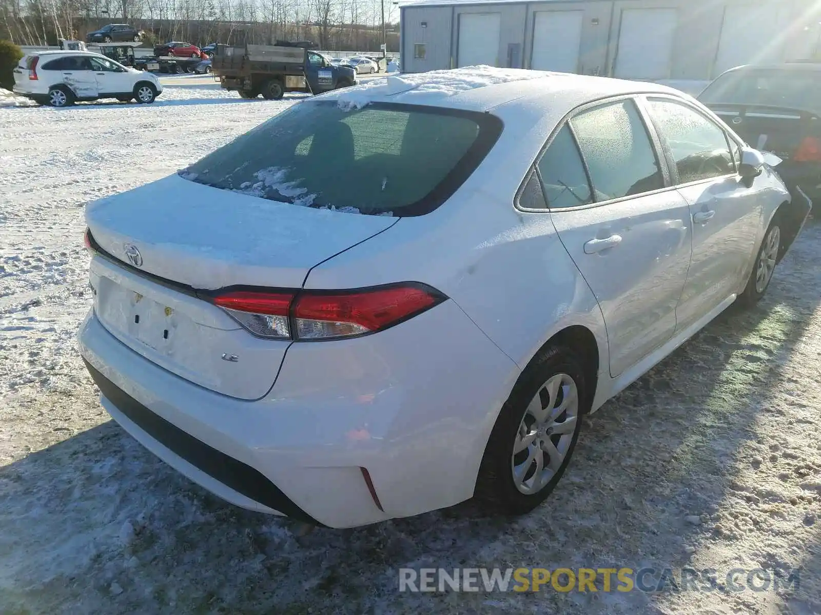 4 Photograph of a damaged car JTDEPRAE0LJ028721 TOYOTA COROLLA 2020