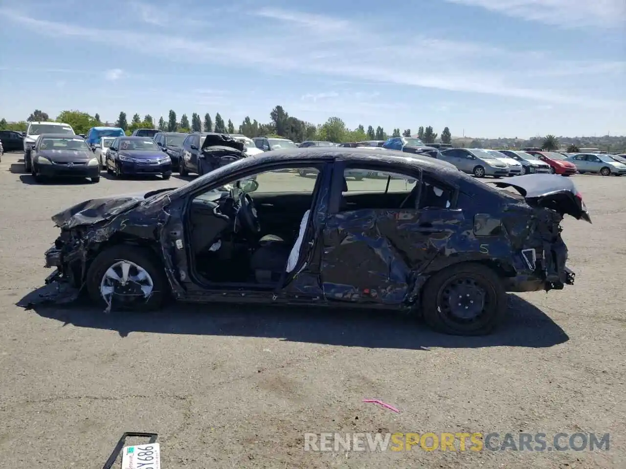 9 Photograph of a damaged car JTDEPRAE0LJ029089 TOYOTA COROLLA 2020