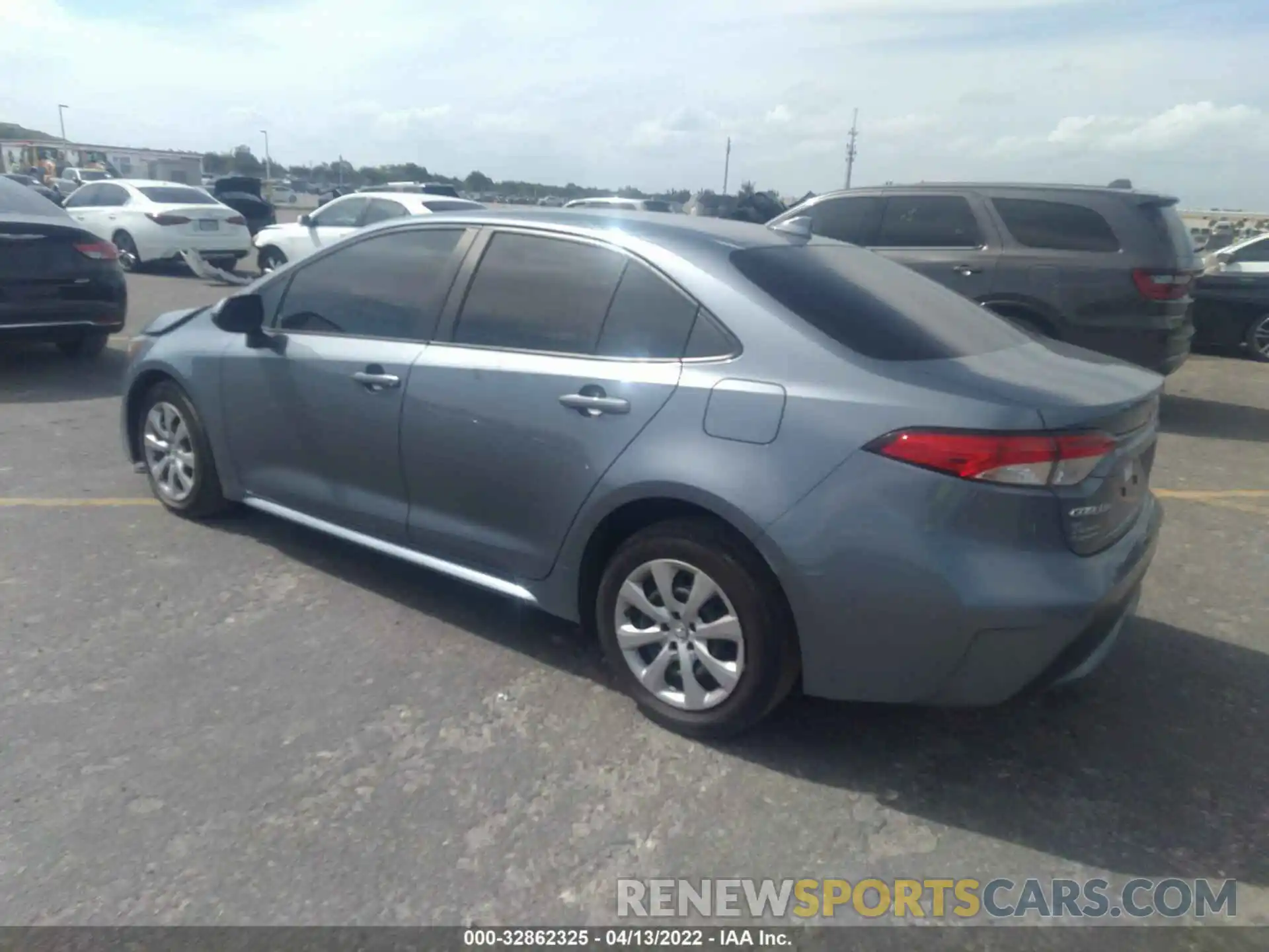 3 Photograph of a damaged car JTDEPRAE0LJ029142 TOYOTA COROLLA 2020