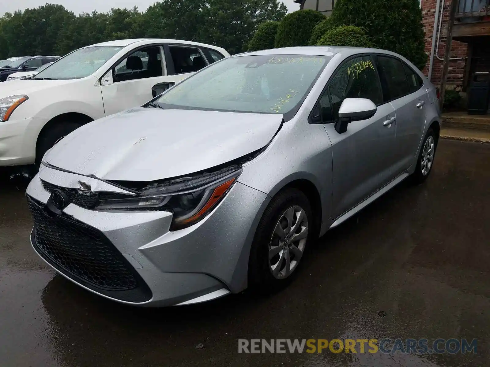 2 Photograph of a damaged car JTDEPRAE0LJ029190 TOYOTA COROLLA 2020