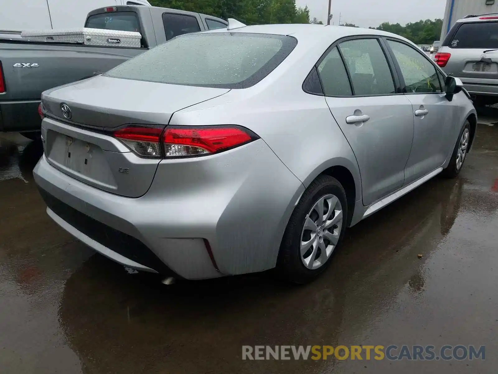 4 Photograph of a damaged car JTDEPRAE0LJ029190 TOYOTA COROLLA 2020