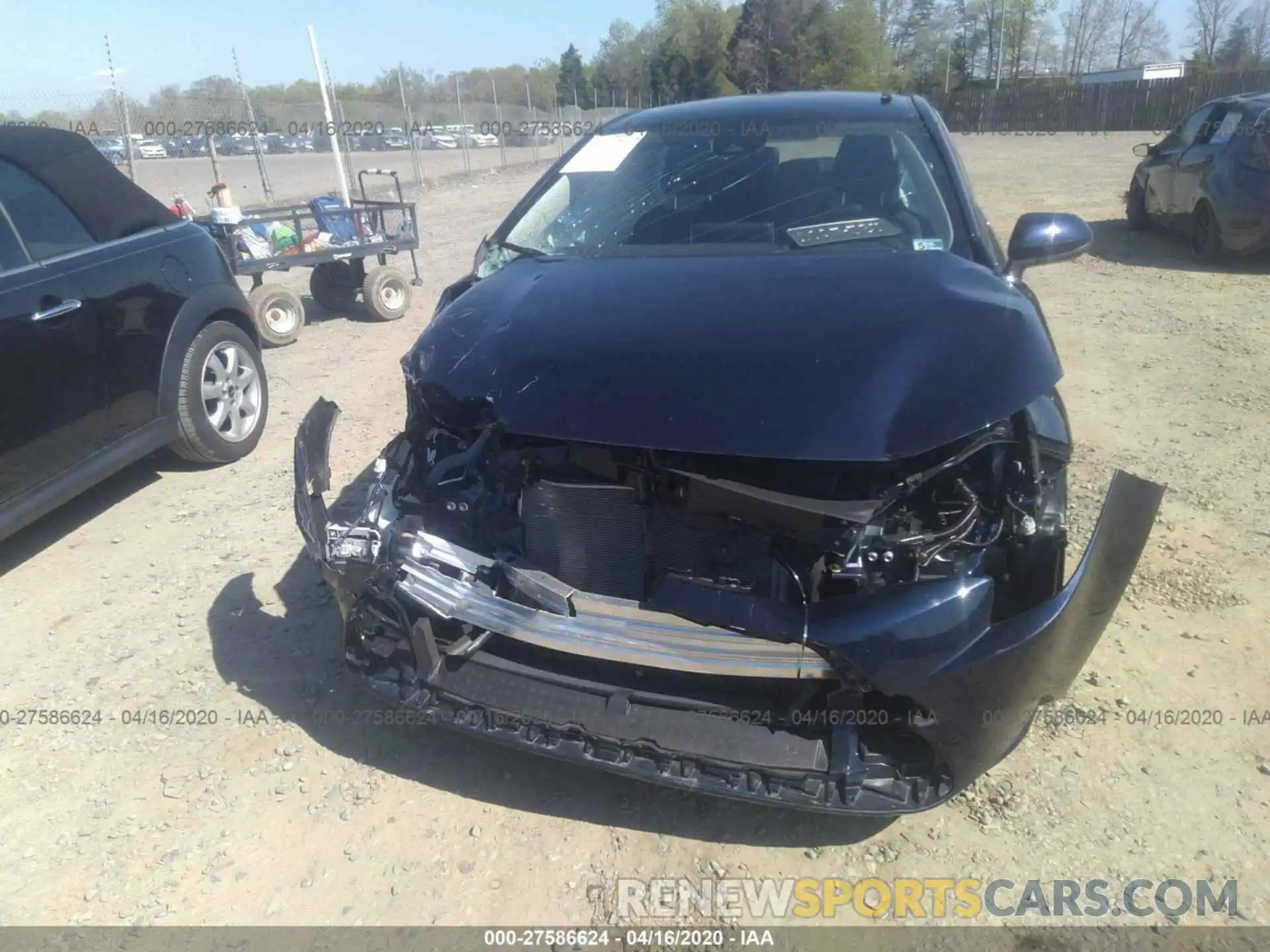 6 Photograph of a damaged car JTDEPRAE0LJ029304 TOYOTA COROLLA 2020