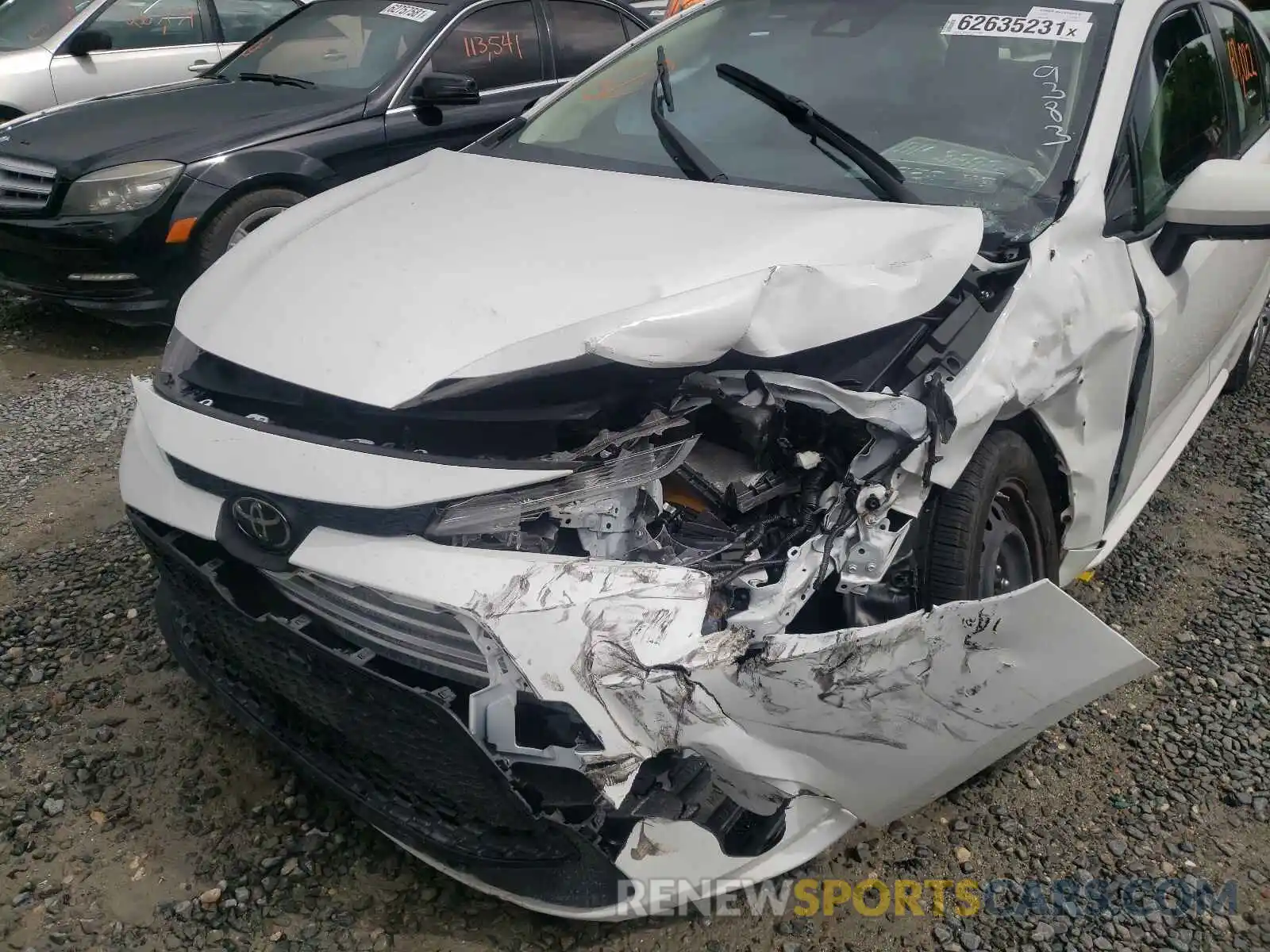 9 Photograph of a damaged car JTDEPRAE0LJ029383 TOYOTA COROLLA 2020