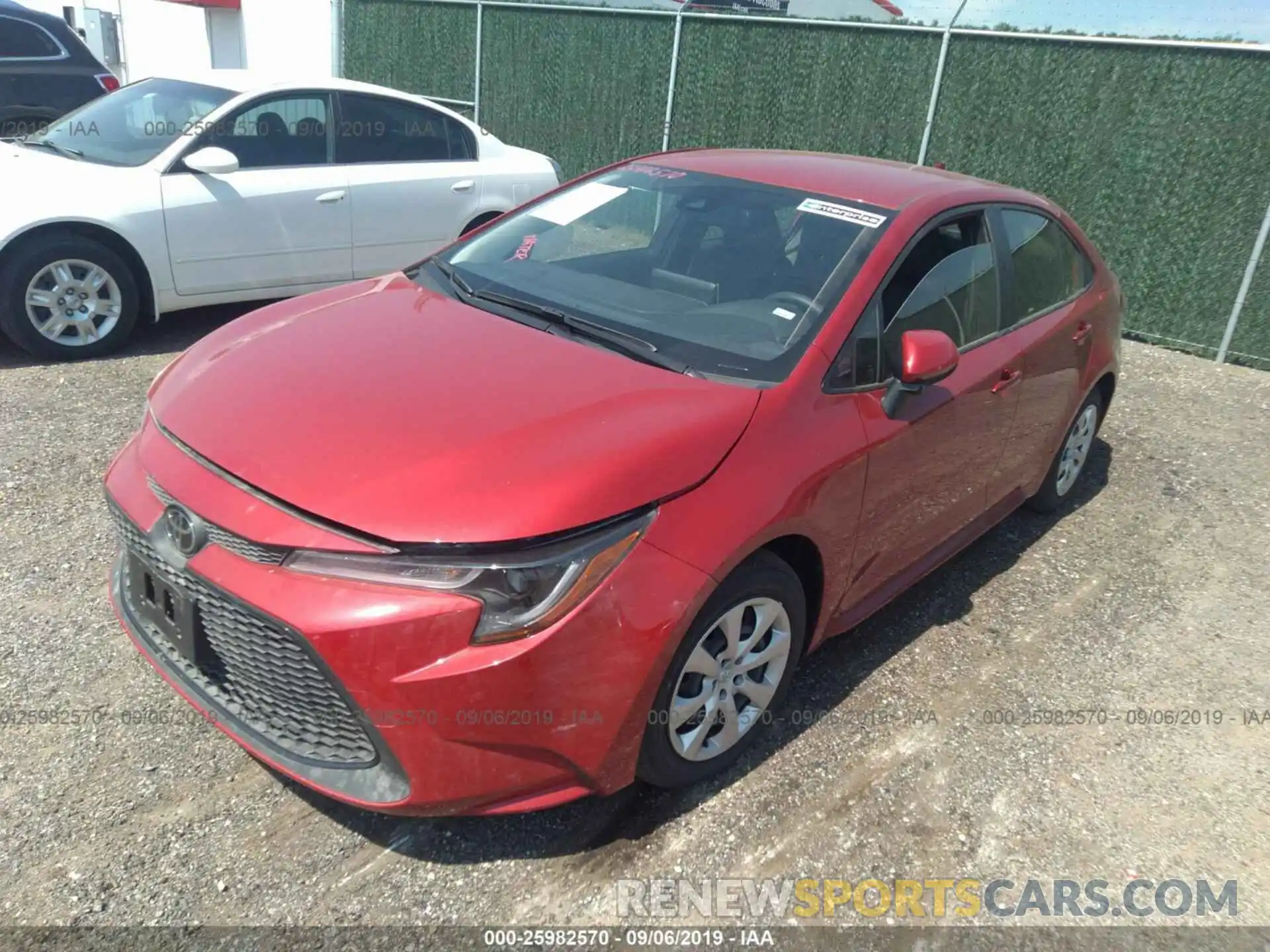 2 Photograph of a damaged car JTDEPRAE0LJ029433 TOYOTA COROLLA 2020