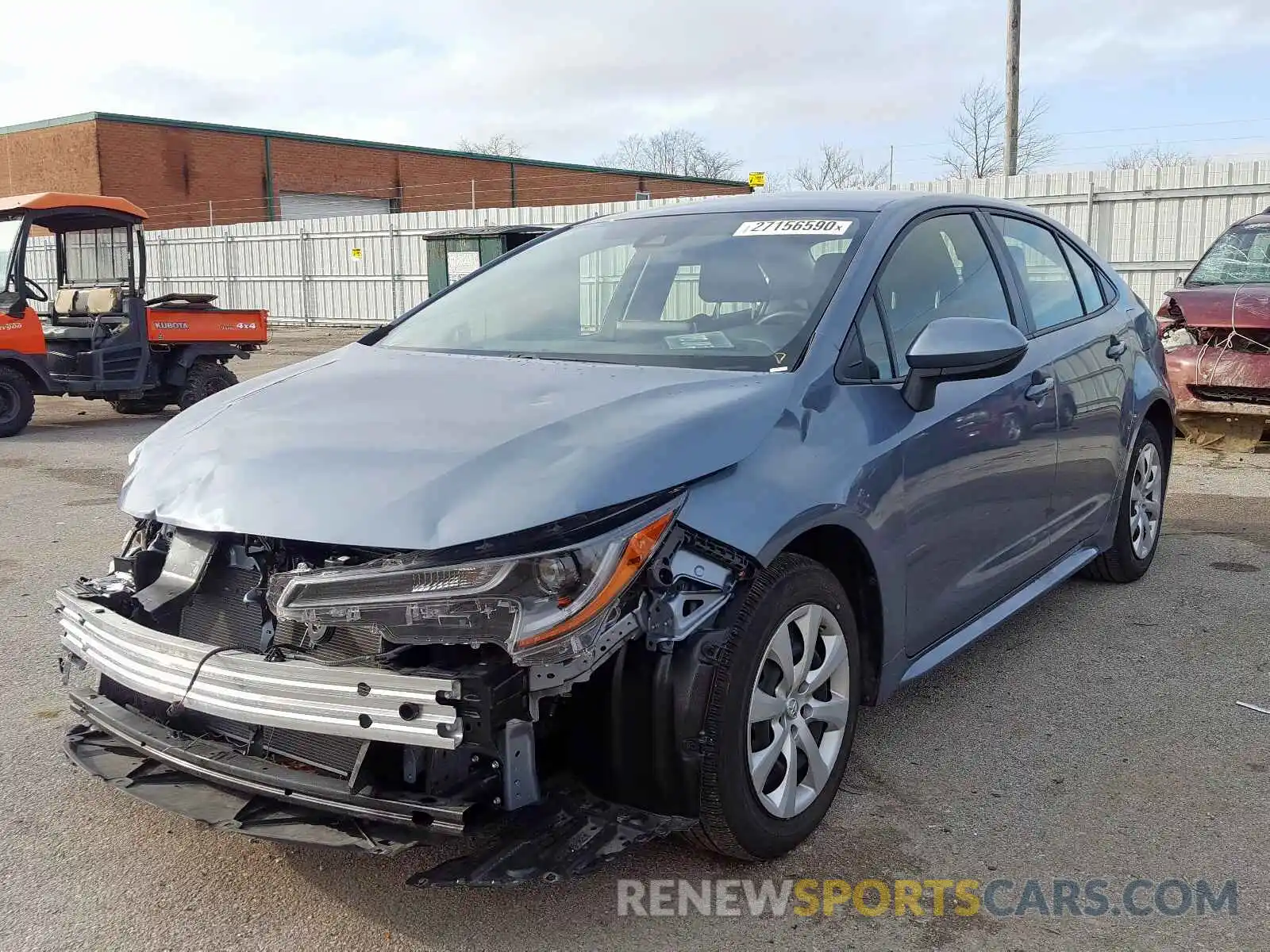 2 Photograph of a damaged car JTDEPRAE0LJ029688 TOYOTA COROLLA 2020