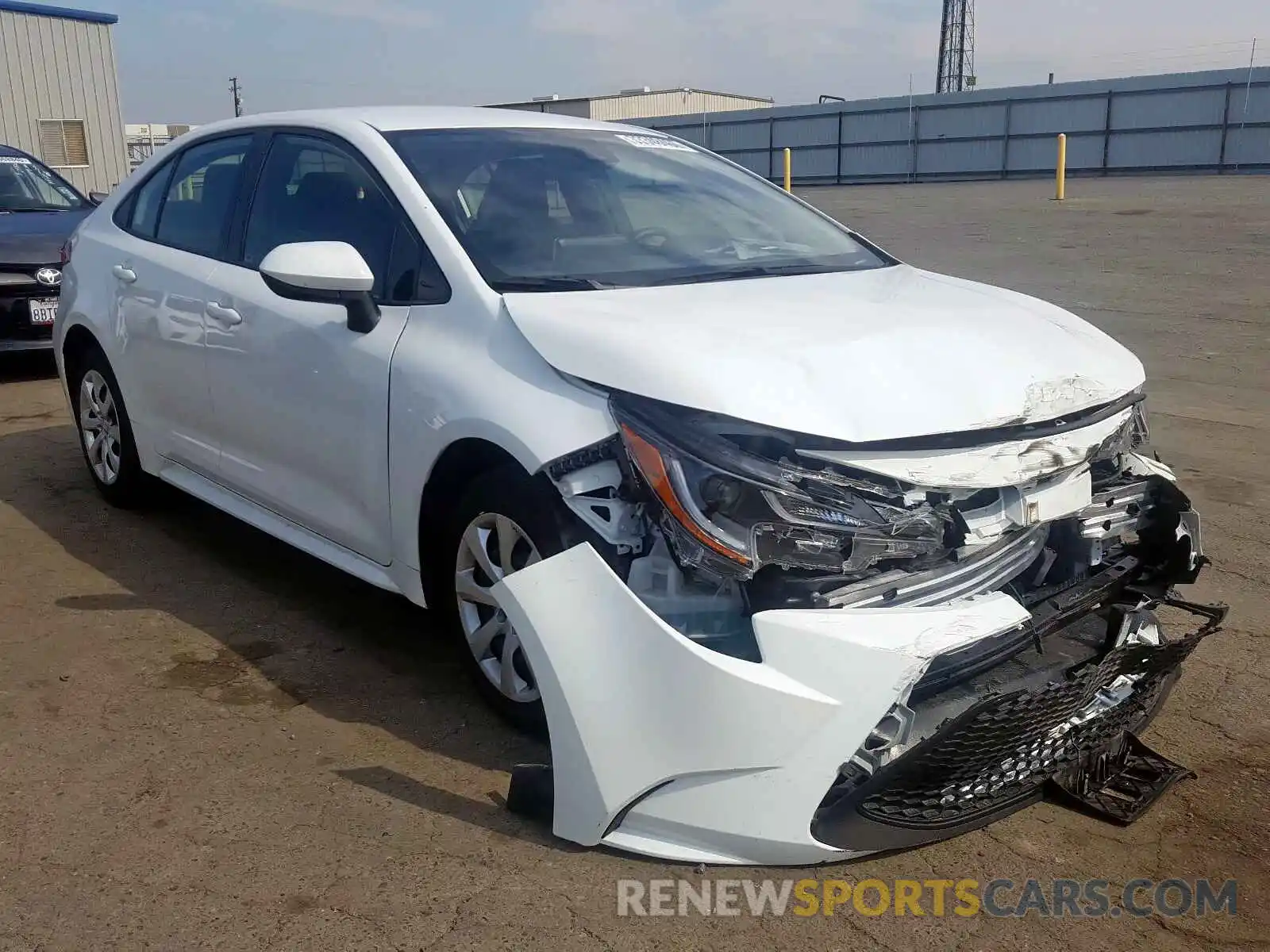 1 Photograph of a damaged car JTDEPRAE0LJ030128 TOYOTA COROLLA 2020