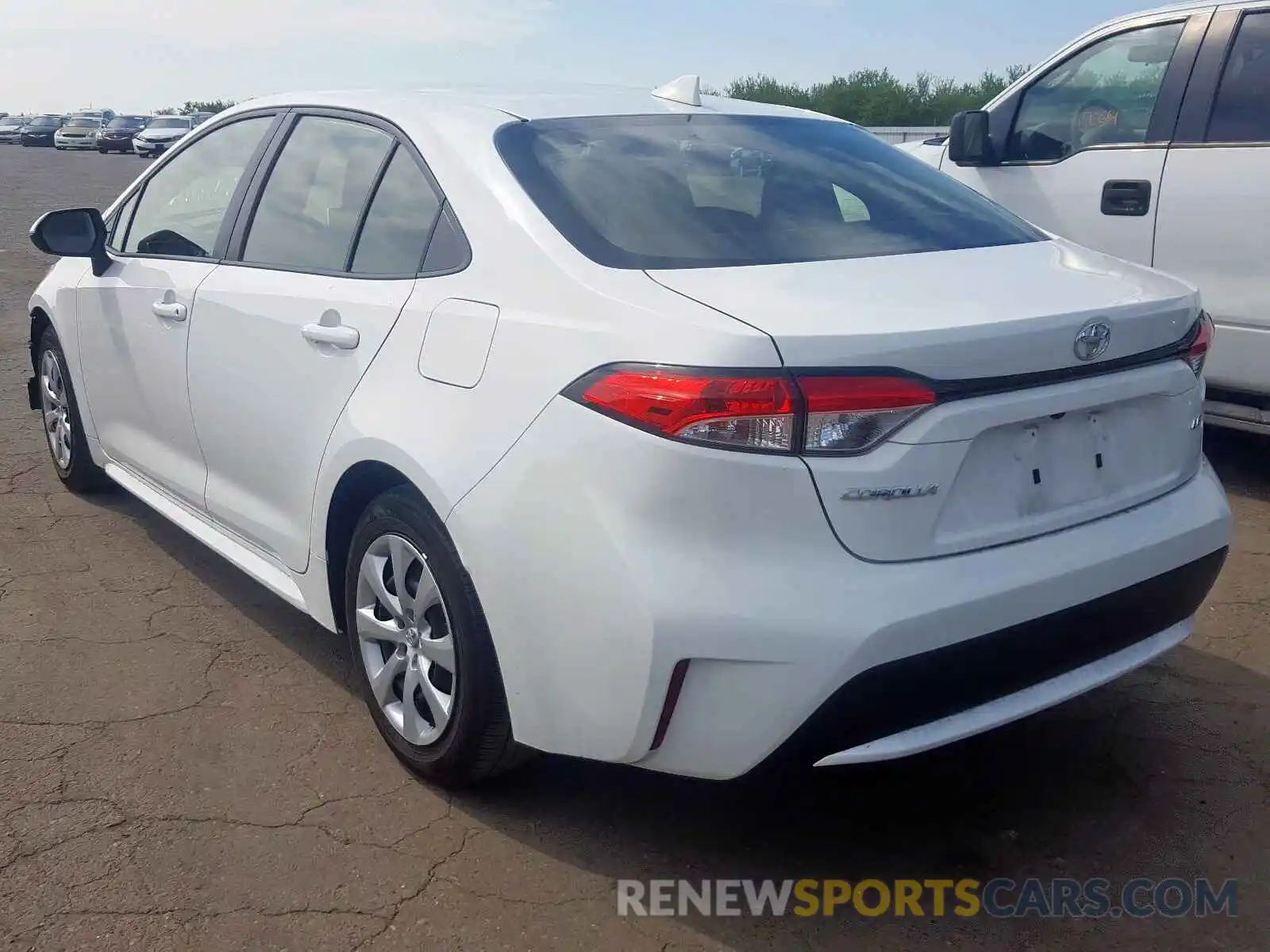 3 Photograph of a damaged car JTDEPRAE0LJ030128 TOYOTA COROLLA 2020