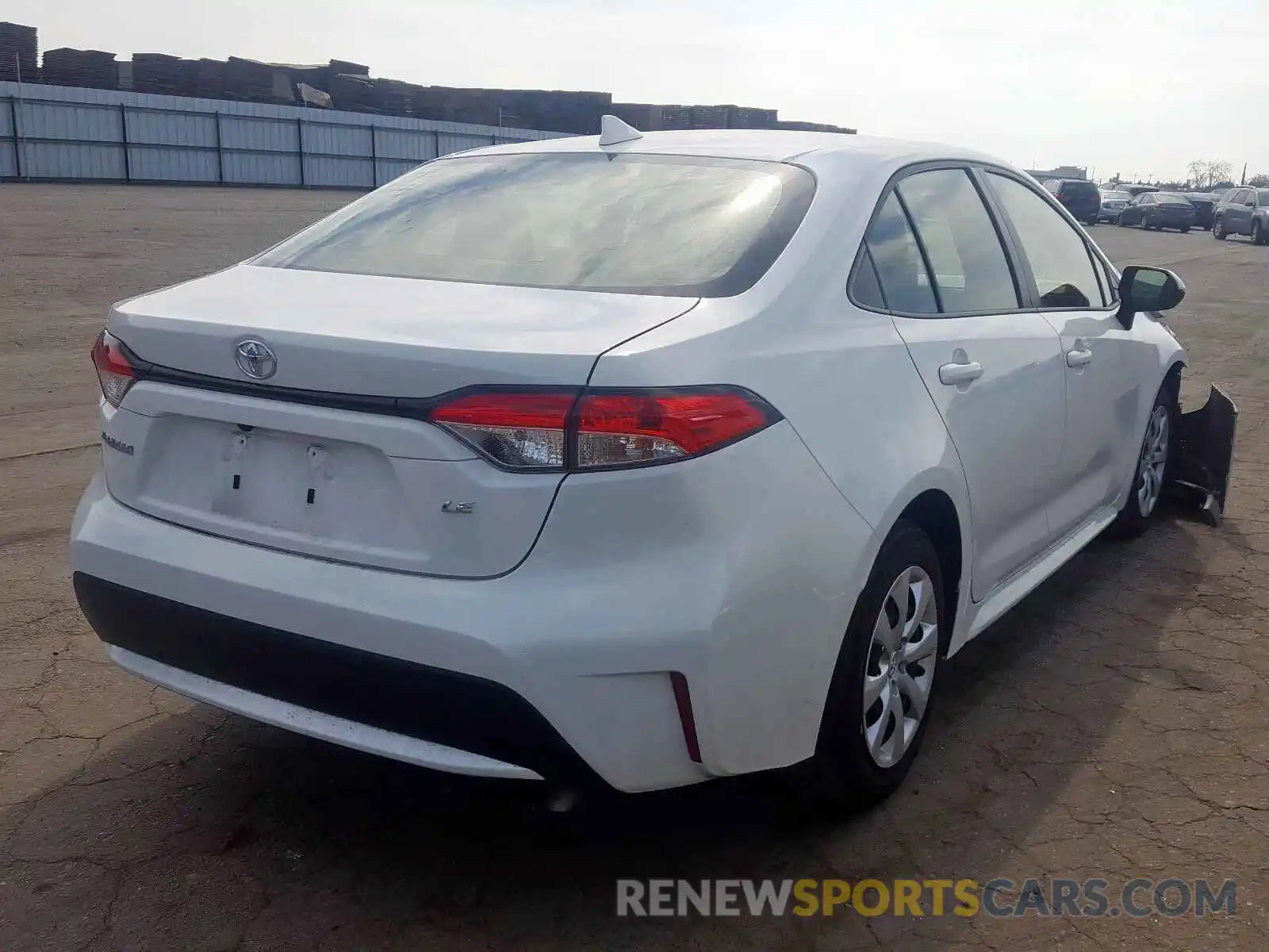 4 Photograph of a damaged car JTDEPRAE0LJ030128 TOYOTA COROLLA 2020