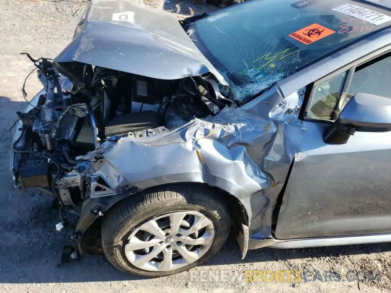 9 Photograph of a damaged car JTDEPRAE0LJ030176 TOYOTA COROLLA 2020