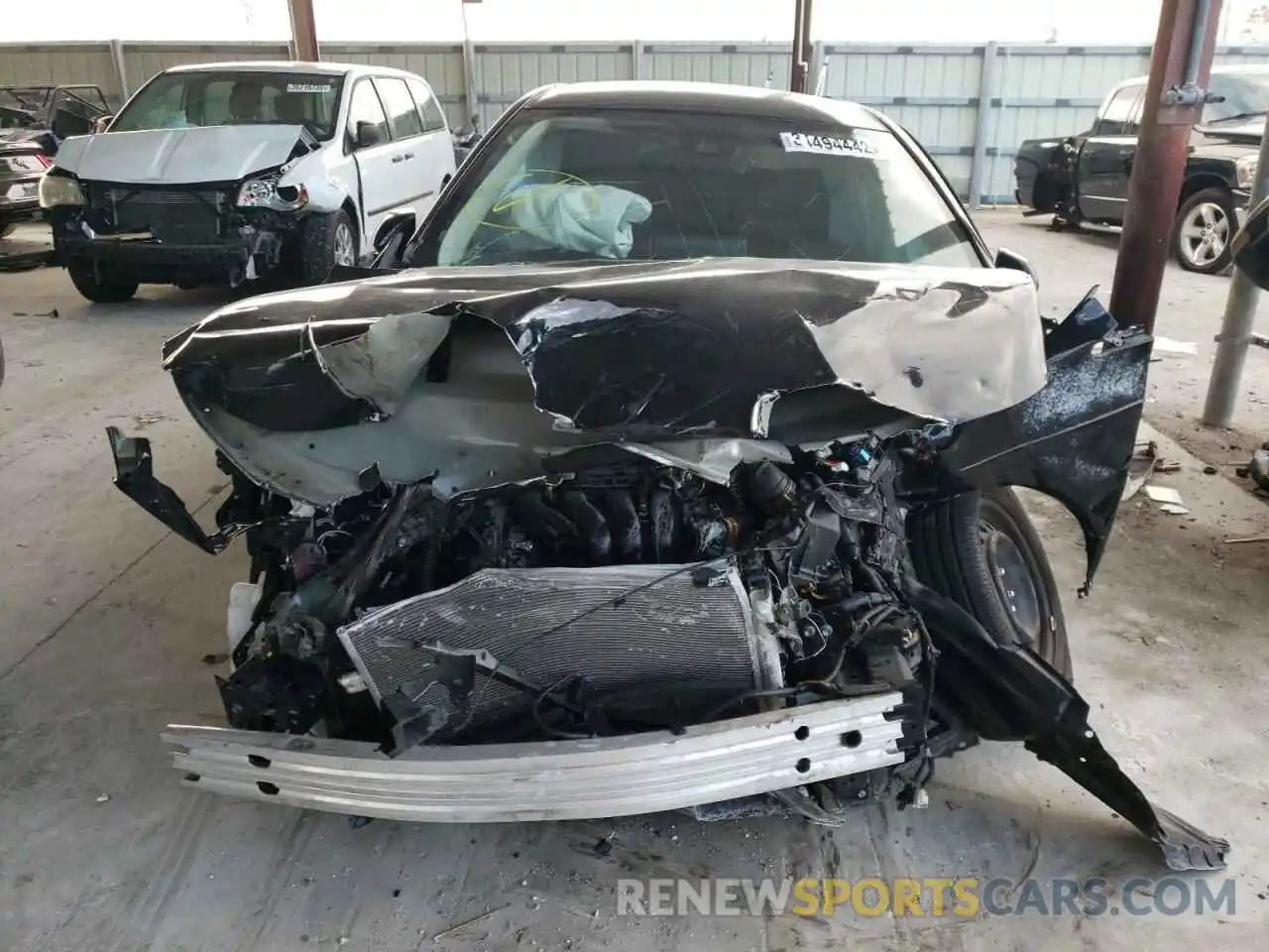 9 Photograph of a damaged car JTDEPRAE0LJ030940 TOYOTA COROLLA 2020